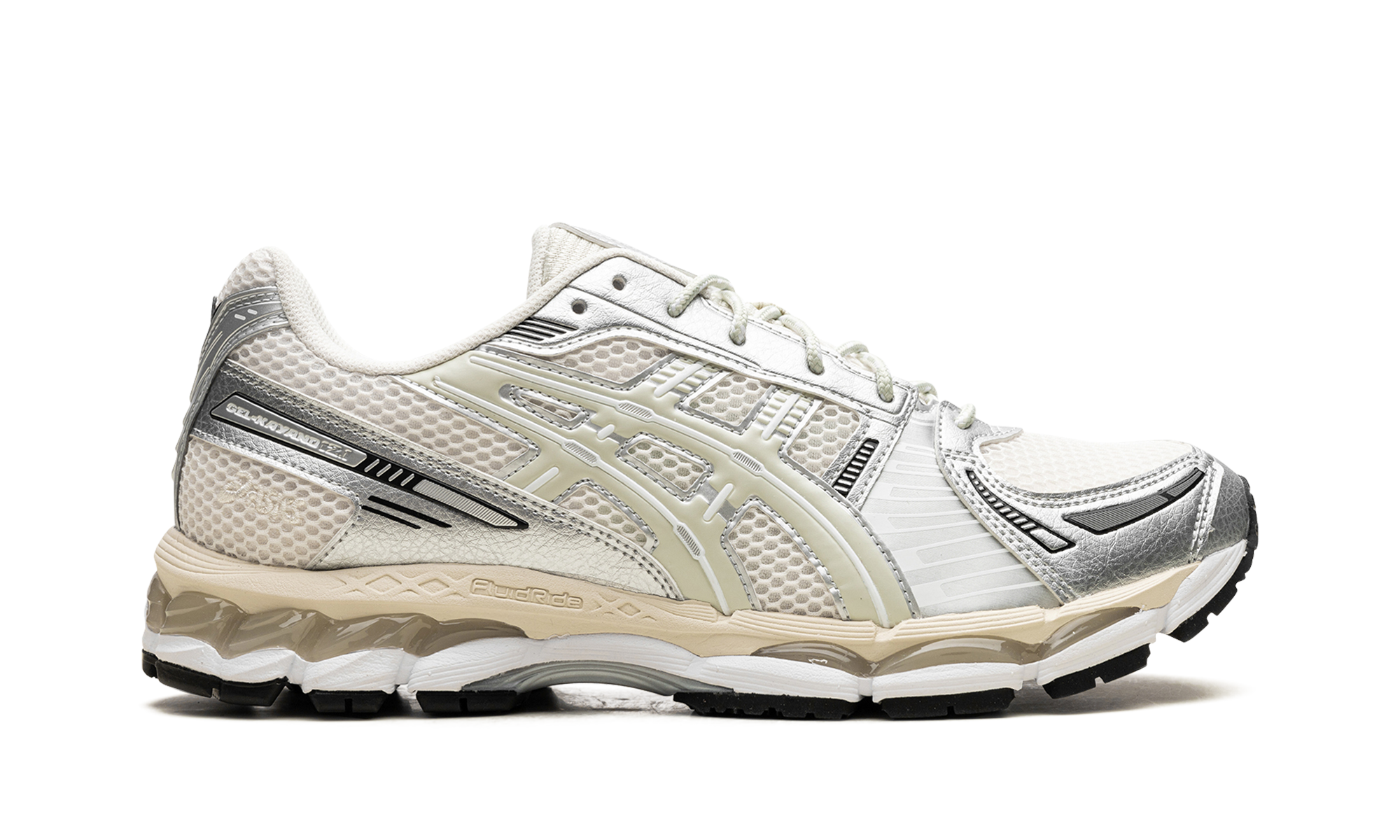 asics gel kayano 12 1 ronnie fieg cream pure aqua+1203A555-100+diagnol right view