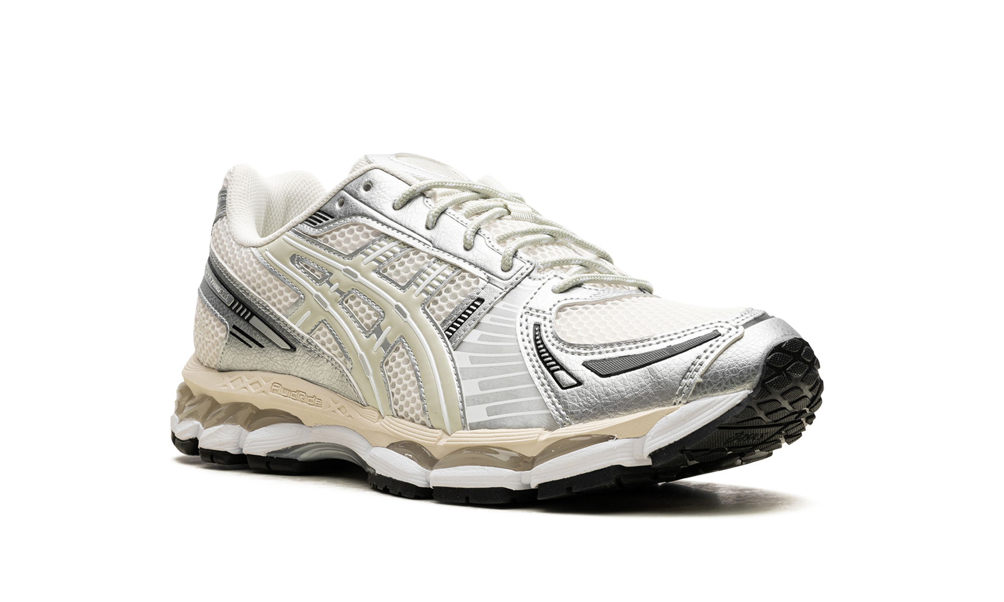 asics gel kayano 12 1 ronnie fieg cream pure aqua+1203A555-100+diagnol right view 1