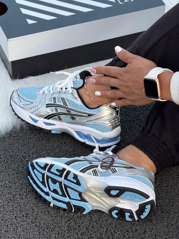 ASICS Gel Kayano 14 Arctic Sky Pure Silver, Lifestyle View 2, SKU 1203A537-400