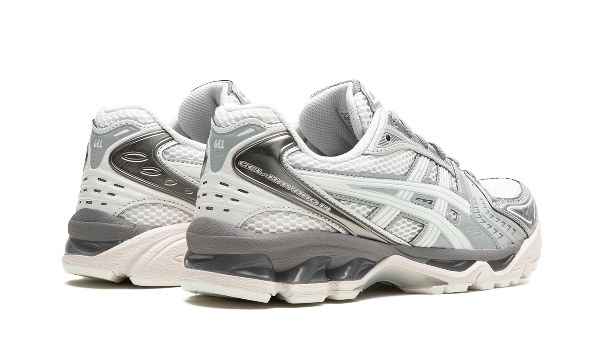 asics gel kayano 14 aritzia blanc de blanc+1203A328-020+diagnol right behind view
