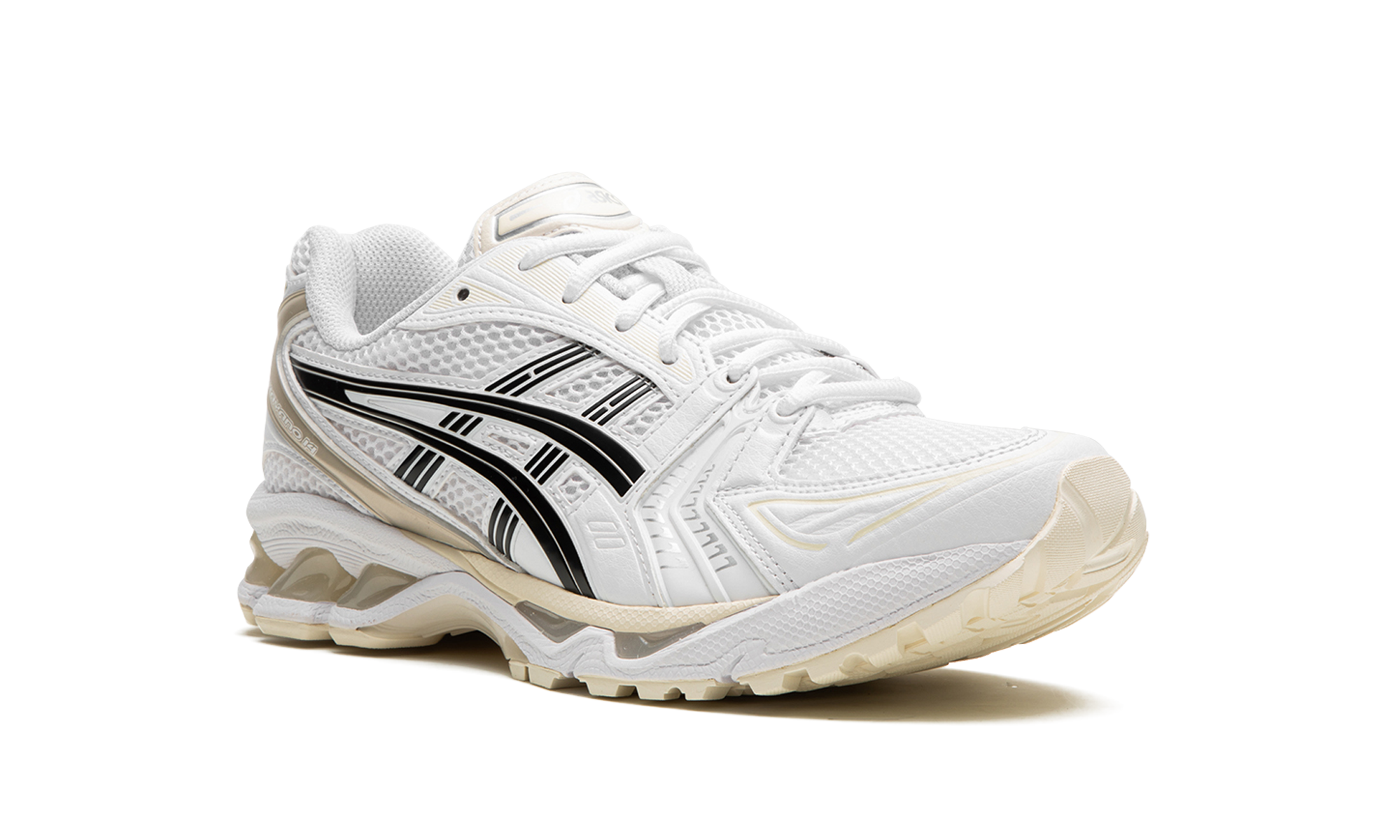 asics gel kayano 14 aritzia white black+1203A328-101+right view