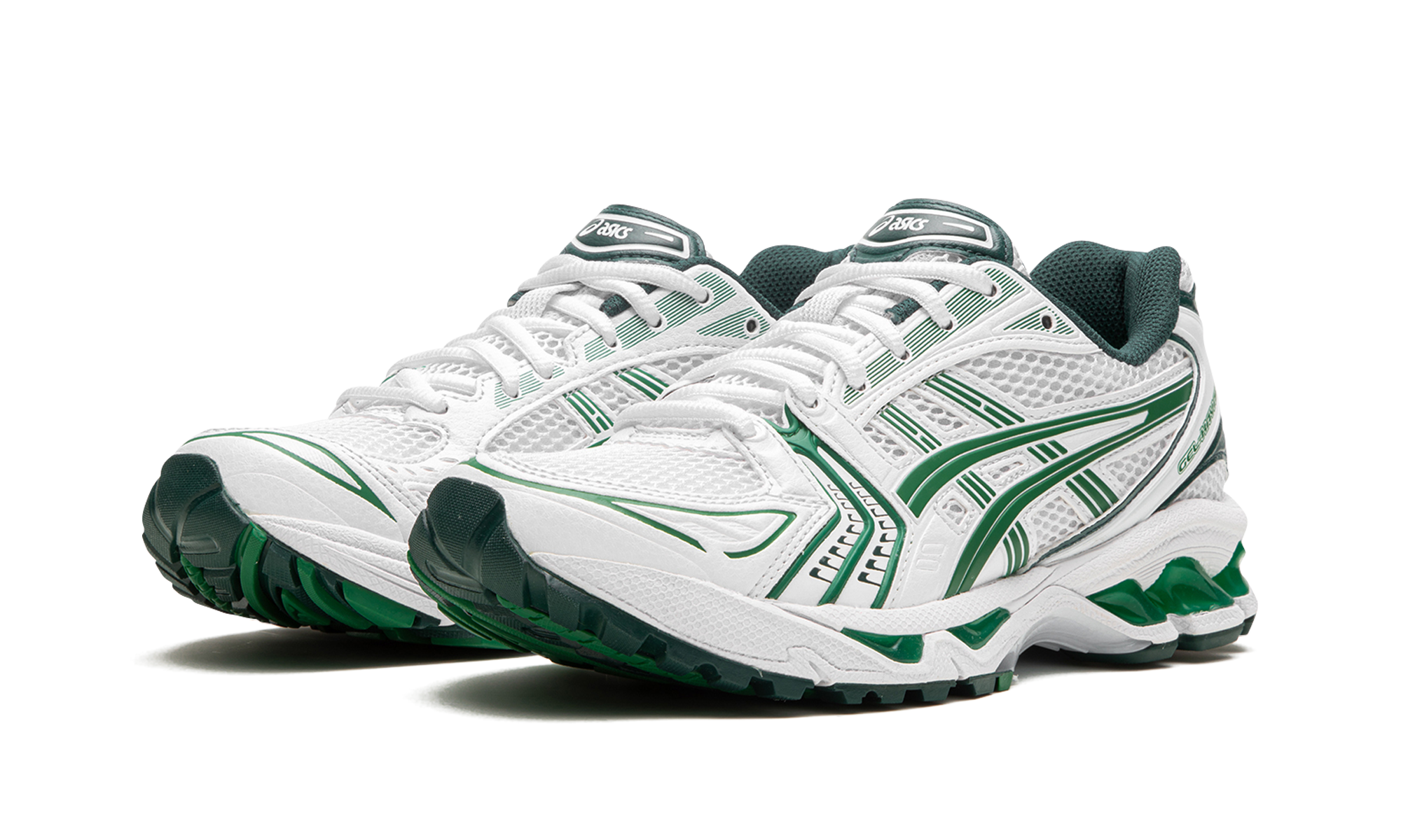 asics gel kayano 14 aritzia white leprechaun+1203A328-100+diagnol left view