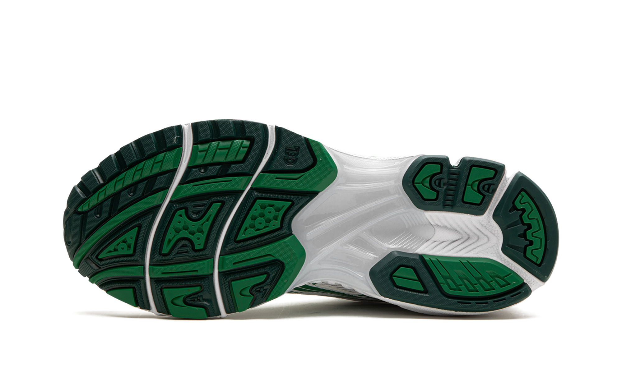 asics gel kayano 14 aritzia white leprechaun+1203A328-100+bottom view