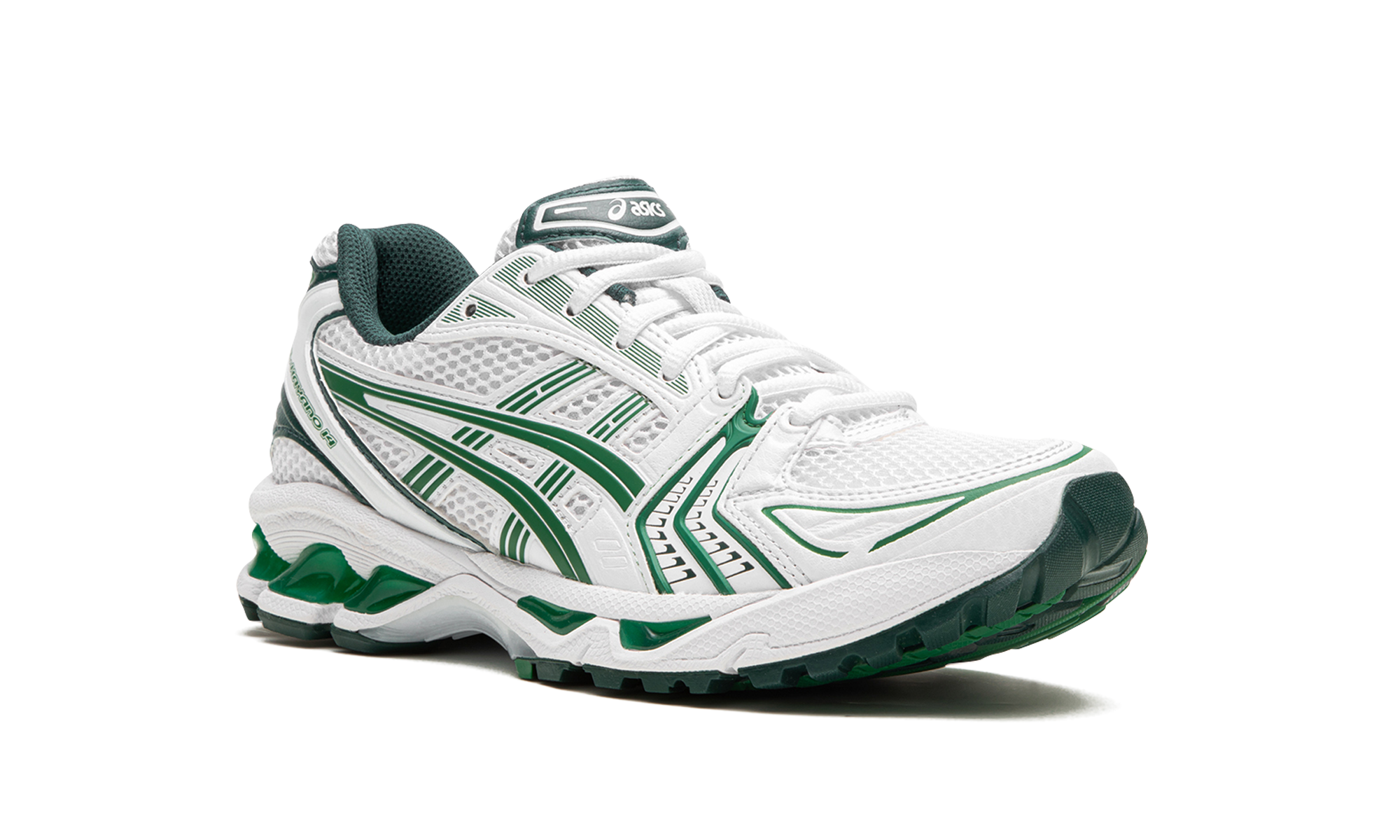 asics gel kayano 14 aritzia white leprechaun+1203A328-100+diagnol right view