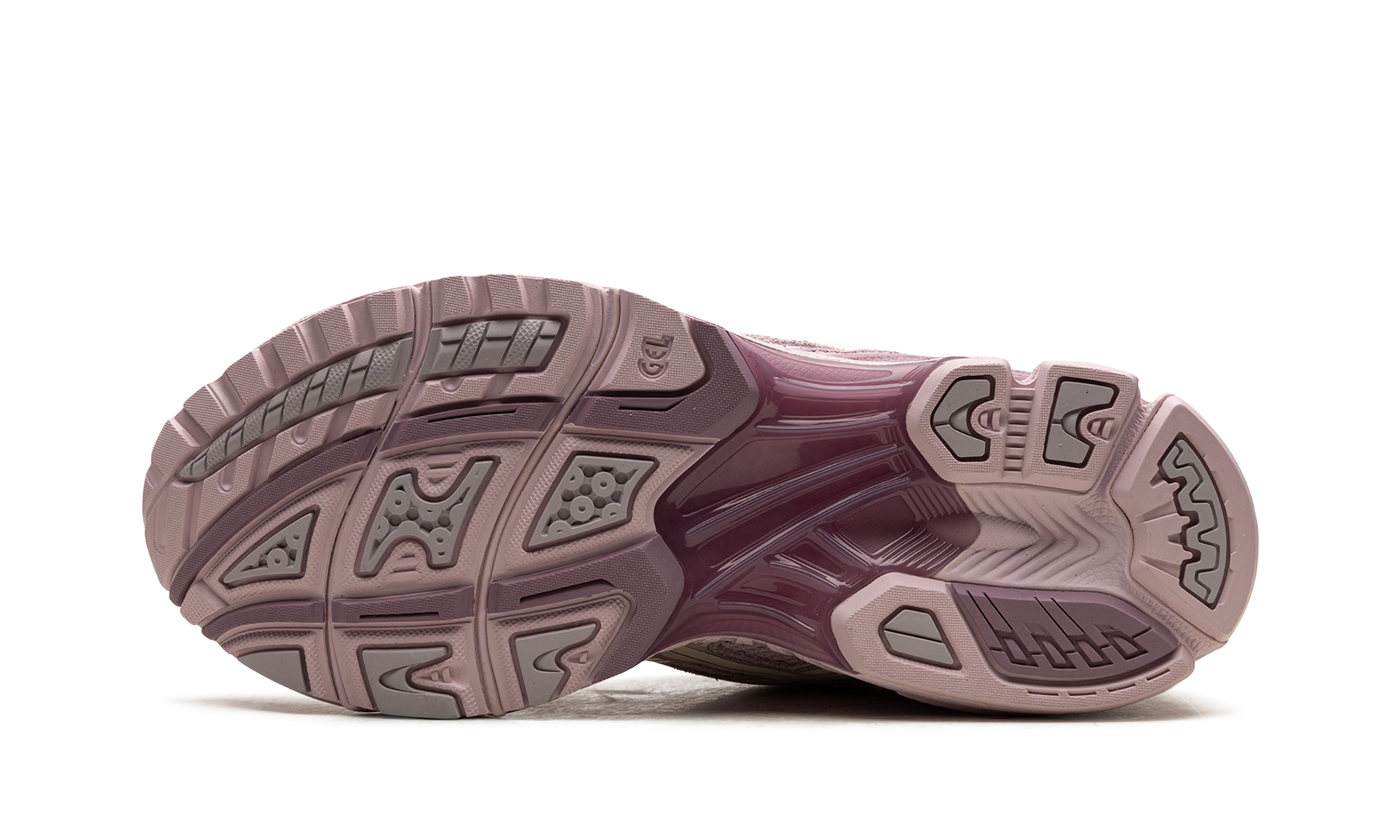 asics gel kayano 14 barely rose cream women s+1202A105-700+bottom view