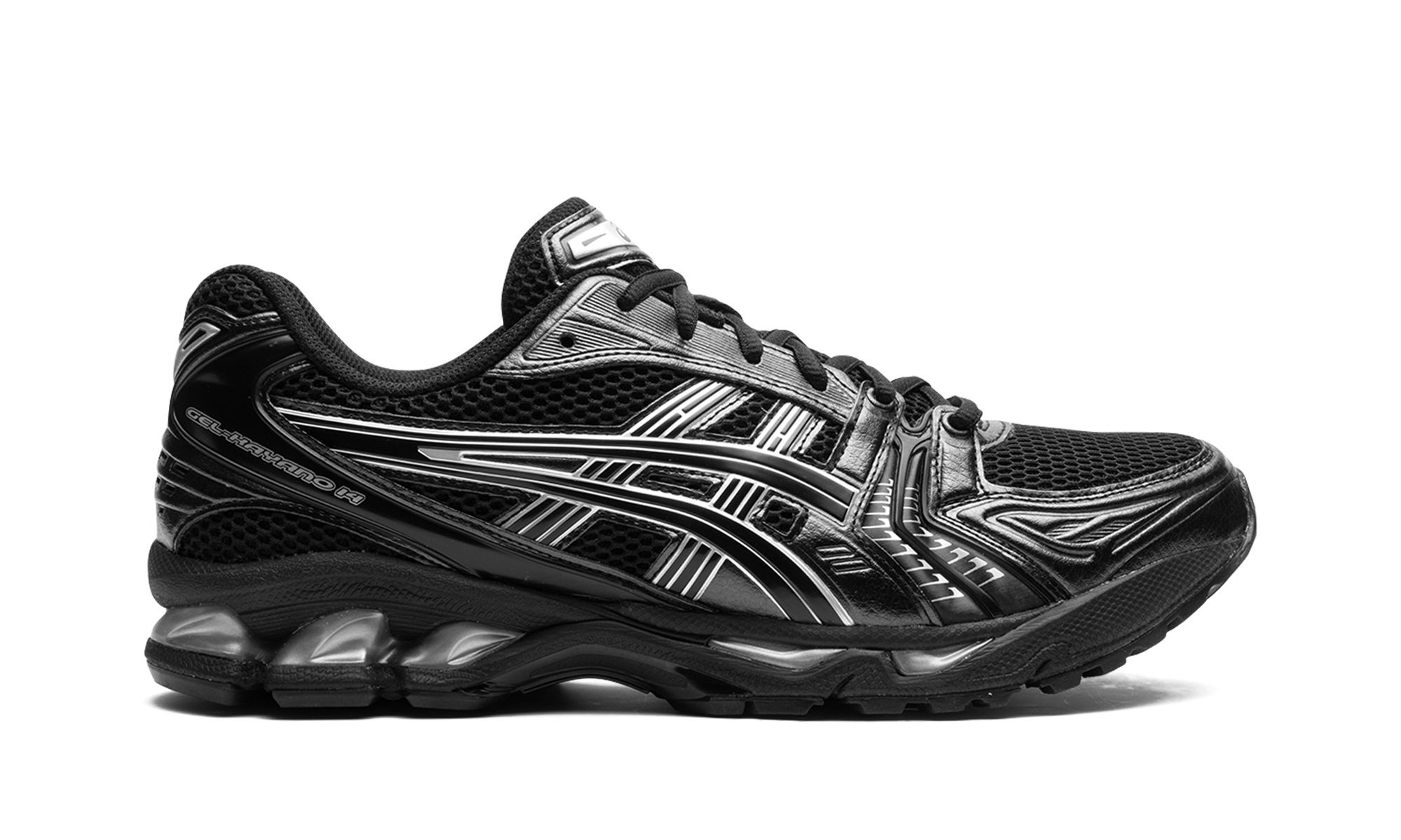 asics gel kayano 14 black pure silver+1201A019-006+right view