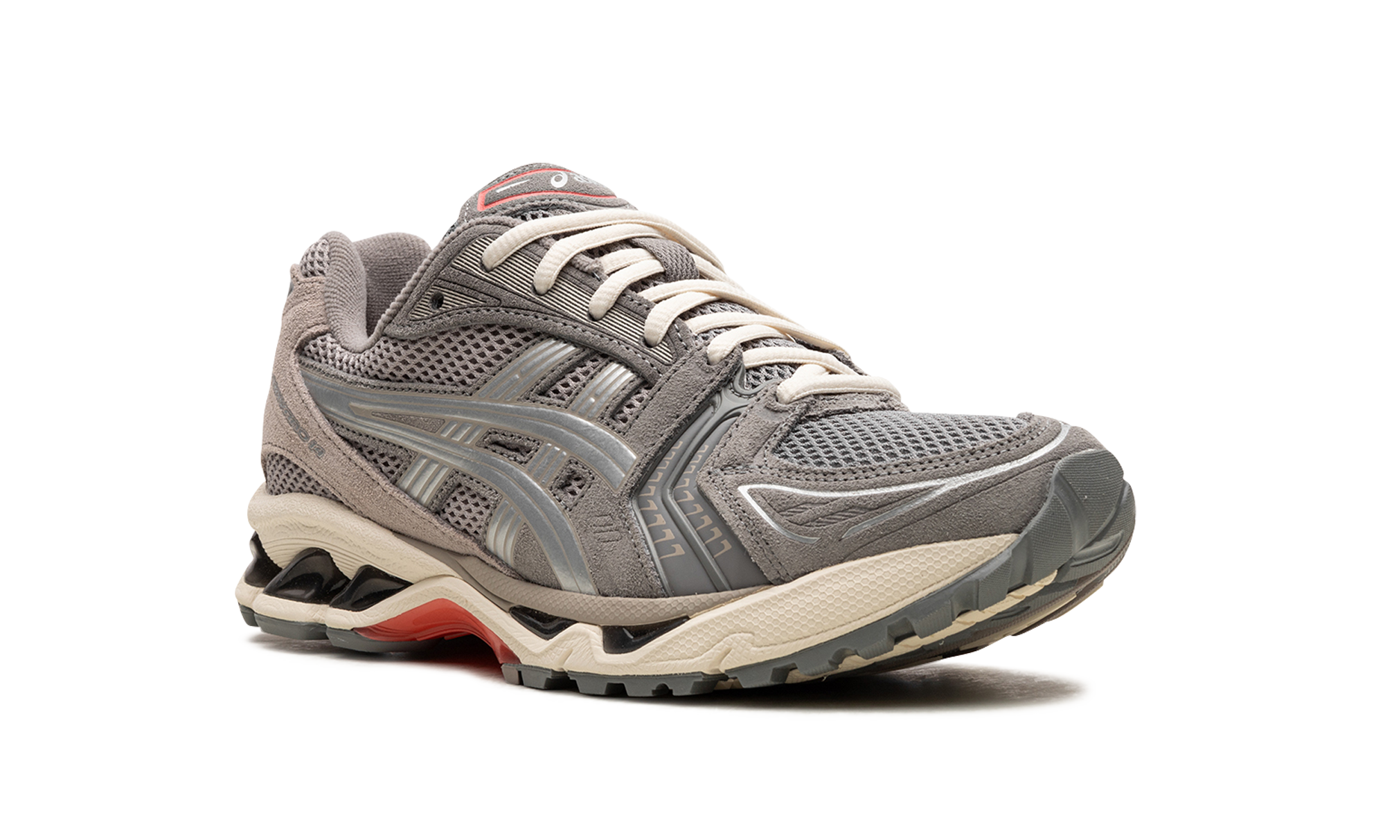 asics gel kayano 14 clay grey pure silver+1201A161-026+diagnol right view