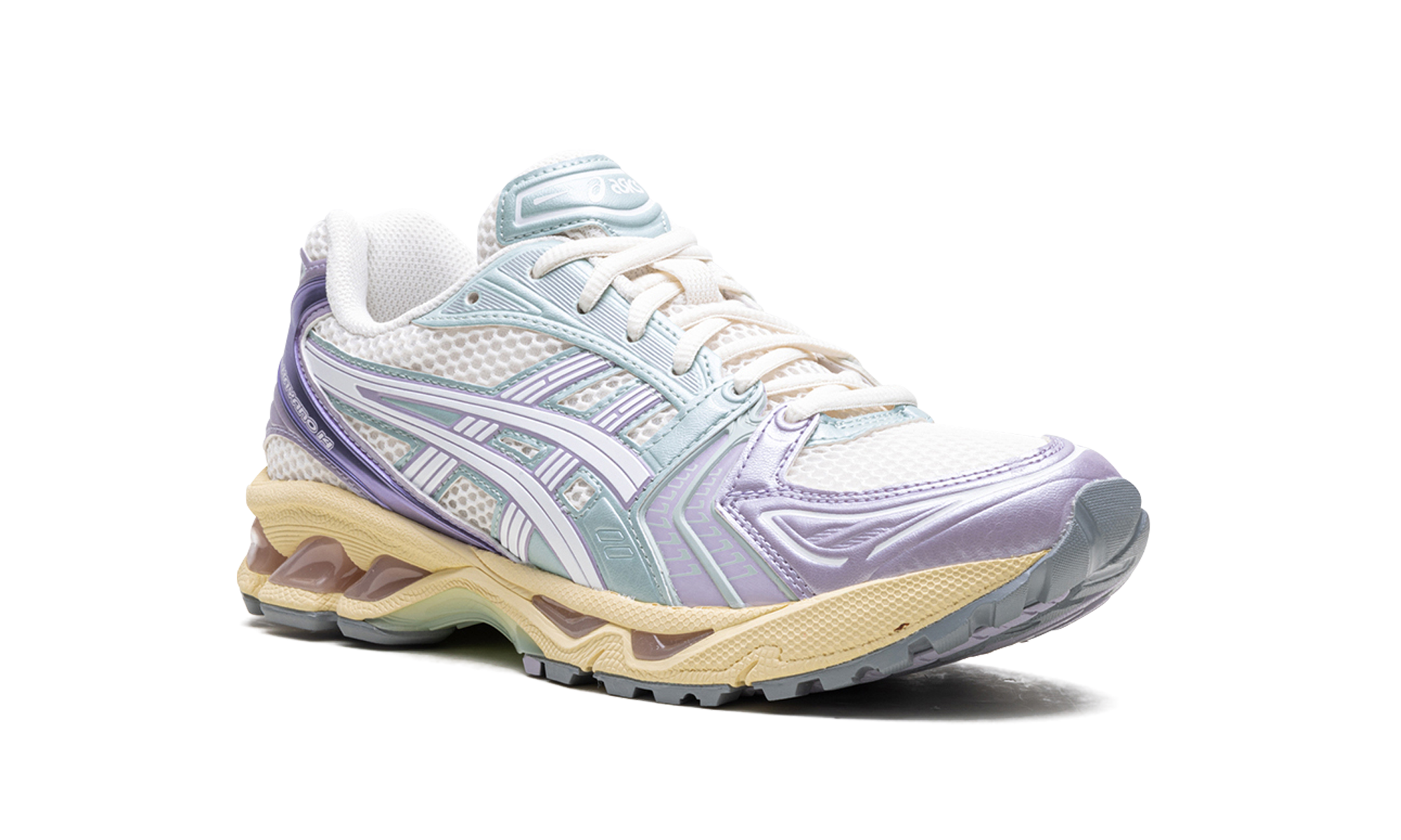 asics gel kayano 14 cream dusk violet+1203A537-105+diagnol right view