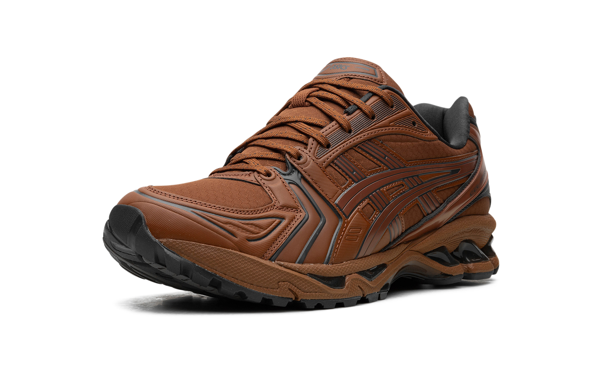 asics gel kayano 14 earthenware pack rusty brown+1203A412-200+left diagnol single view
