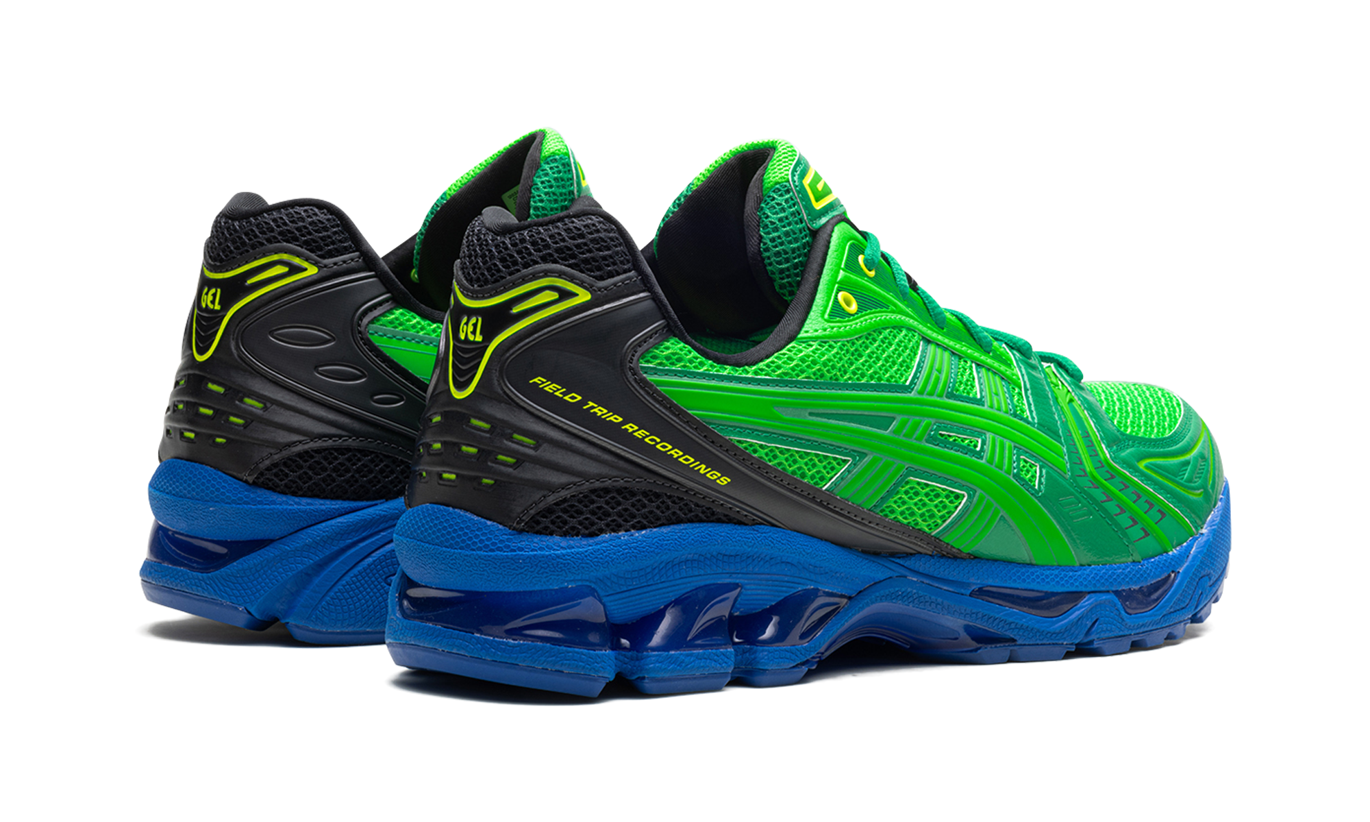 asics gel kayano 14 field trip recordings fern green+1203A620-300+diagnol right behind view