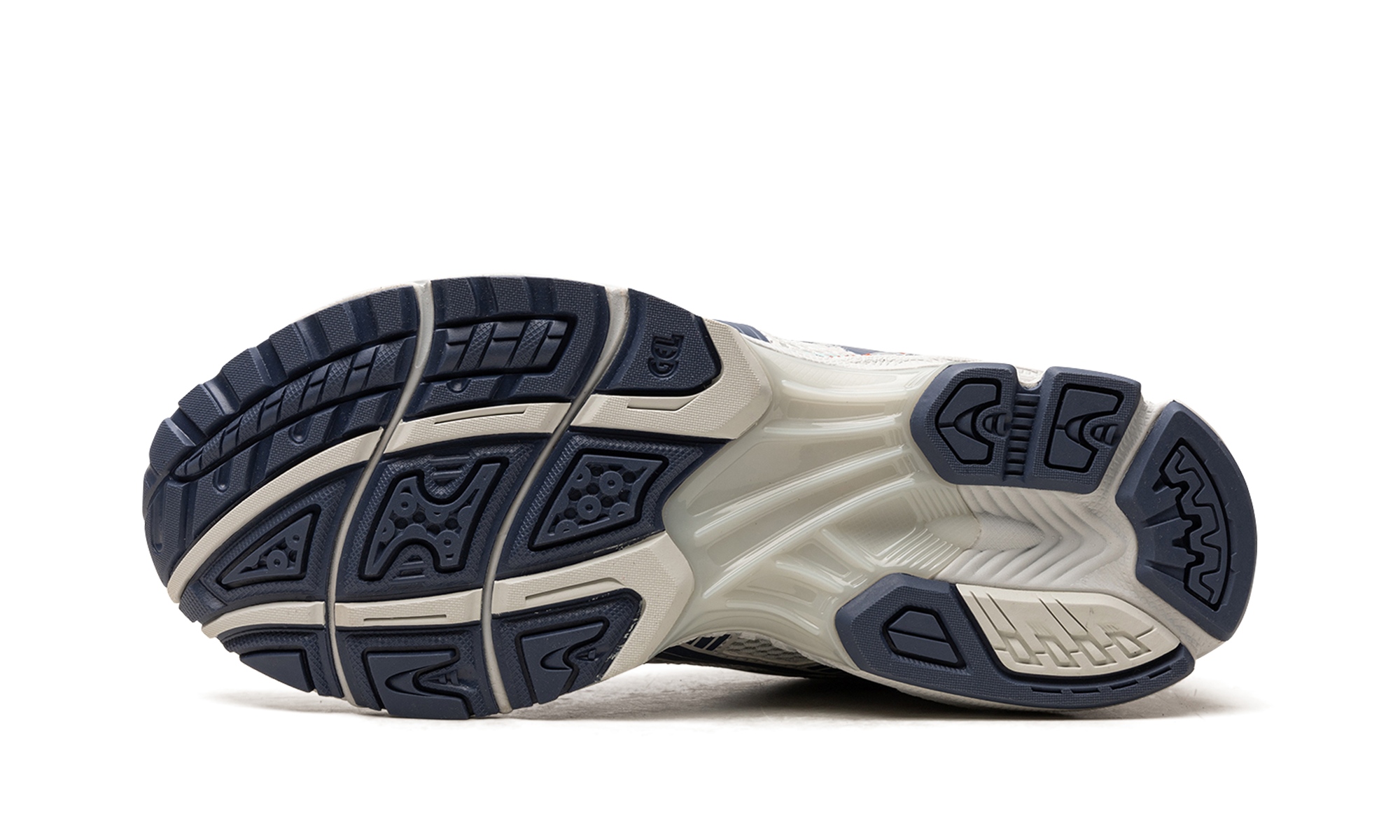 asics gel kayano 14 glacier grey thunder blue+1201A395-960+bottom view