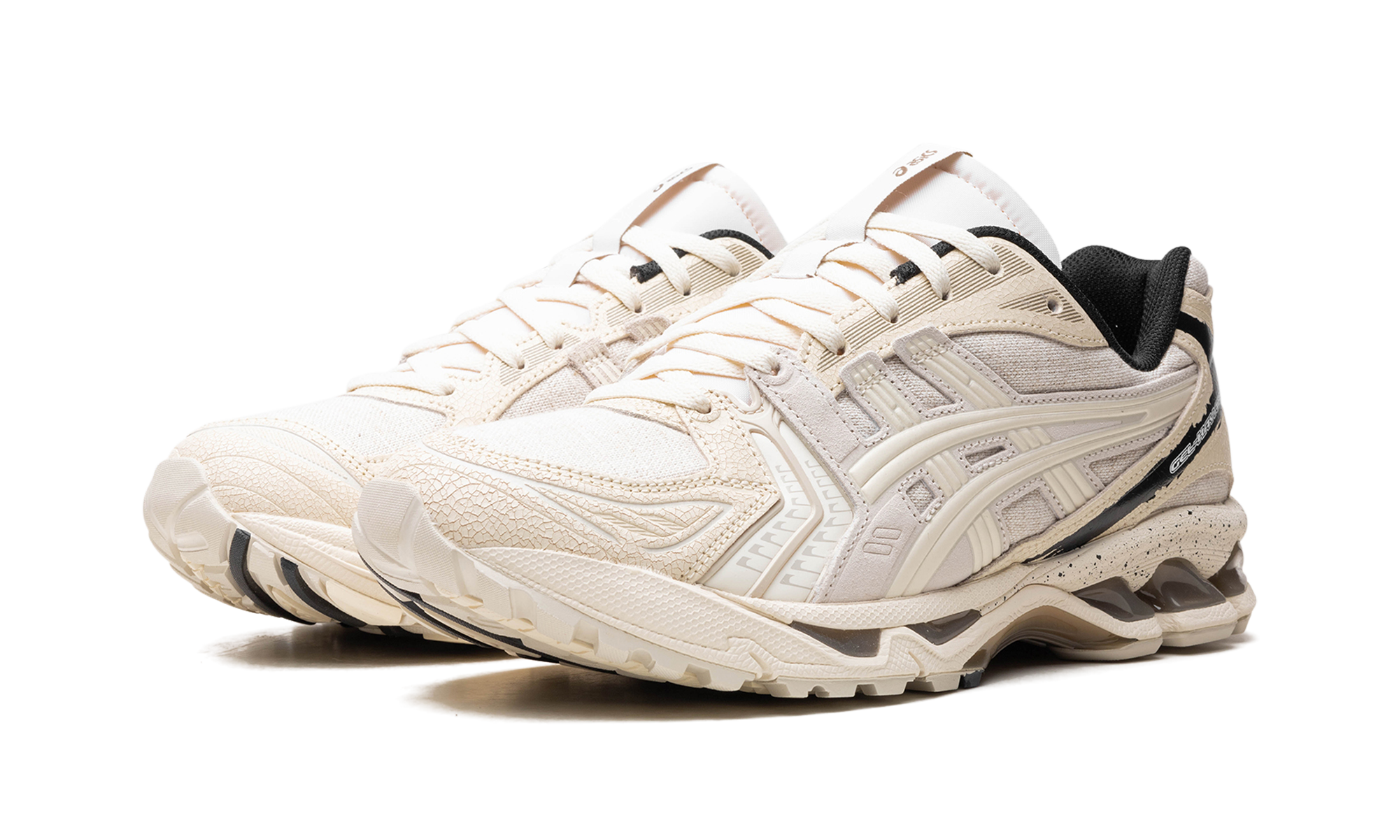 asics gel kayano 14 imperfection pack cream+1203A416-100+diagnol left view