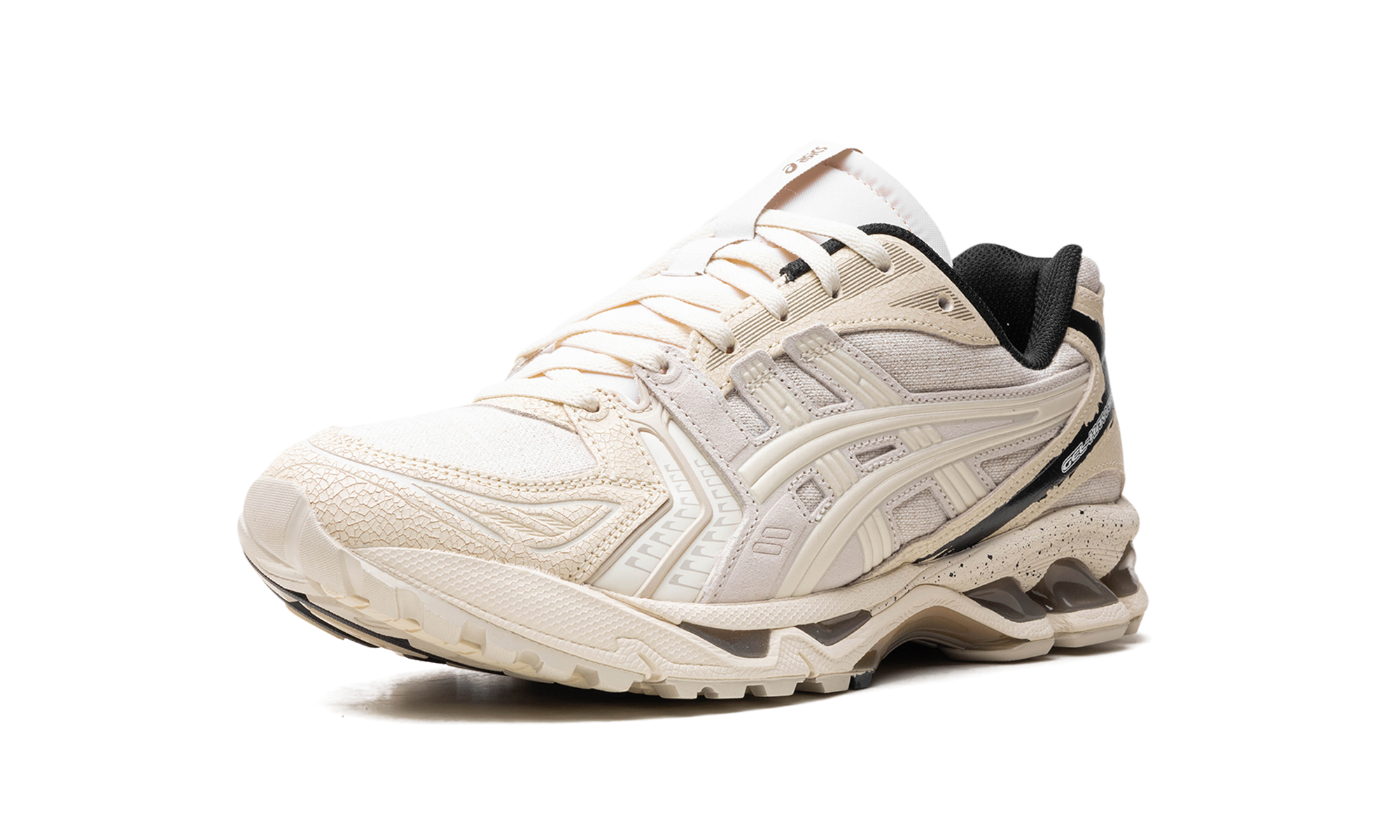 asics gel kayano 14 imperfection pack cream+1203A416-100+left diagnol single view