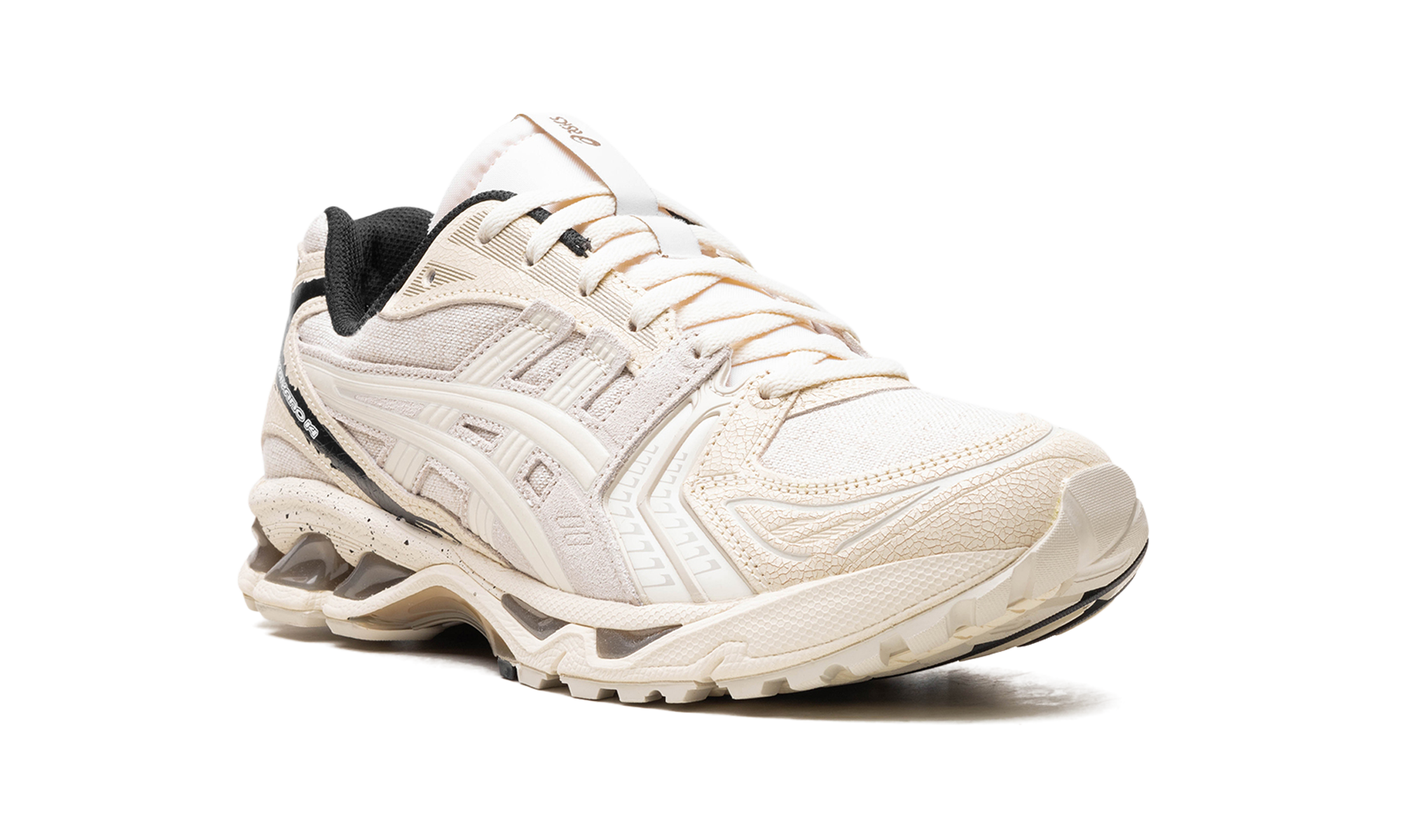 asics gel kayano 14 imperfection pack cream+1203A416-100+diagnol right view
