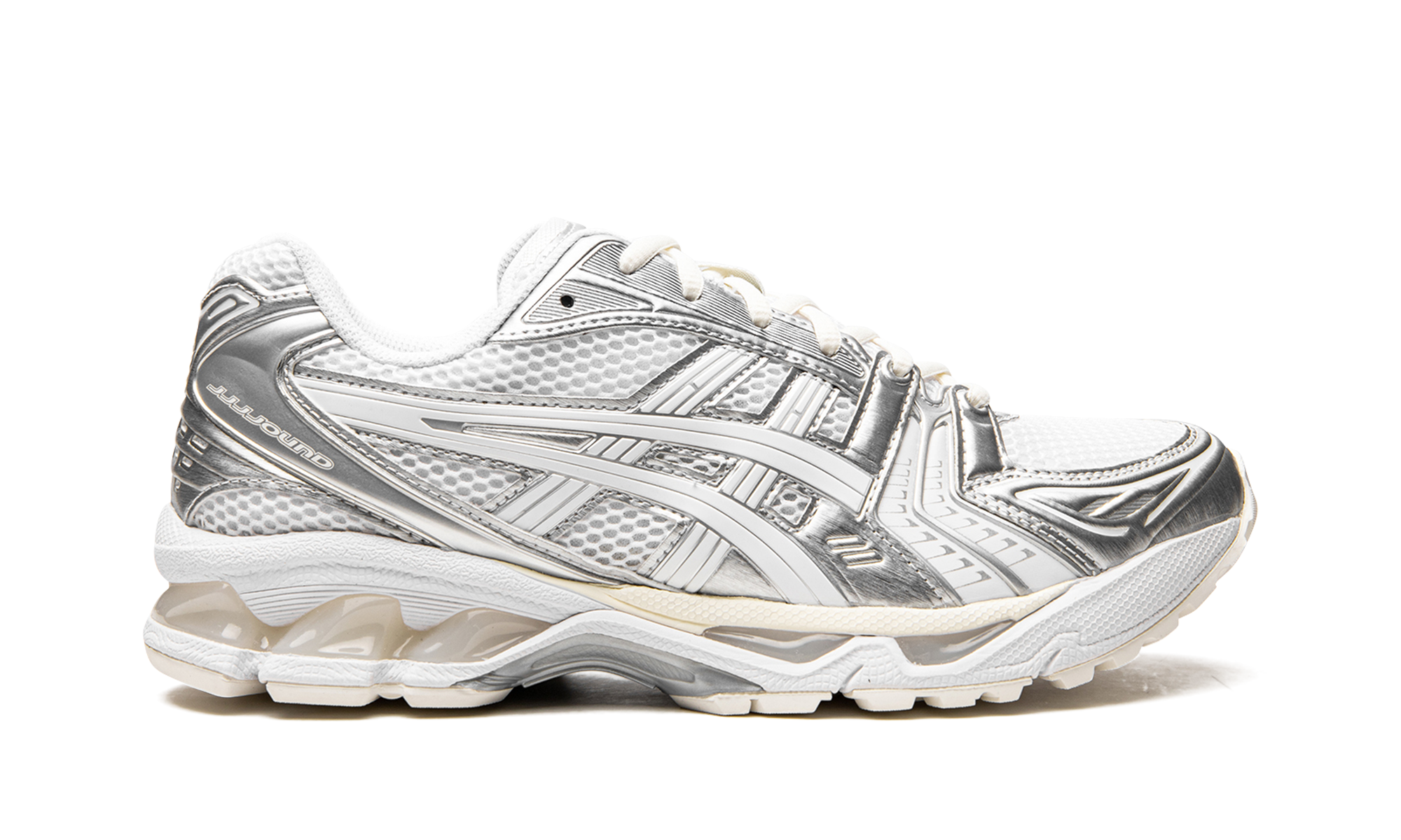 asics gel kayano 14 jjjjound silver white+1201A457-100+right view