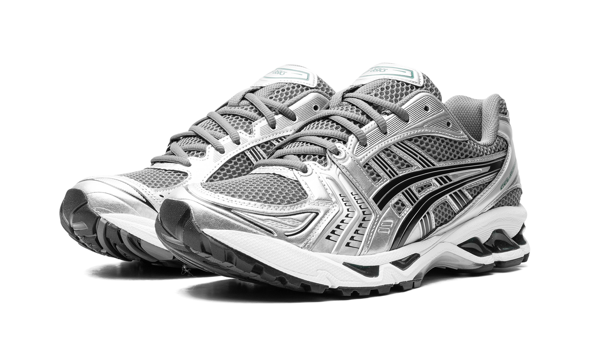 asics gel kayano 14 metropolis jasper green+1203A537-020+diagnol left view