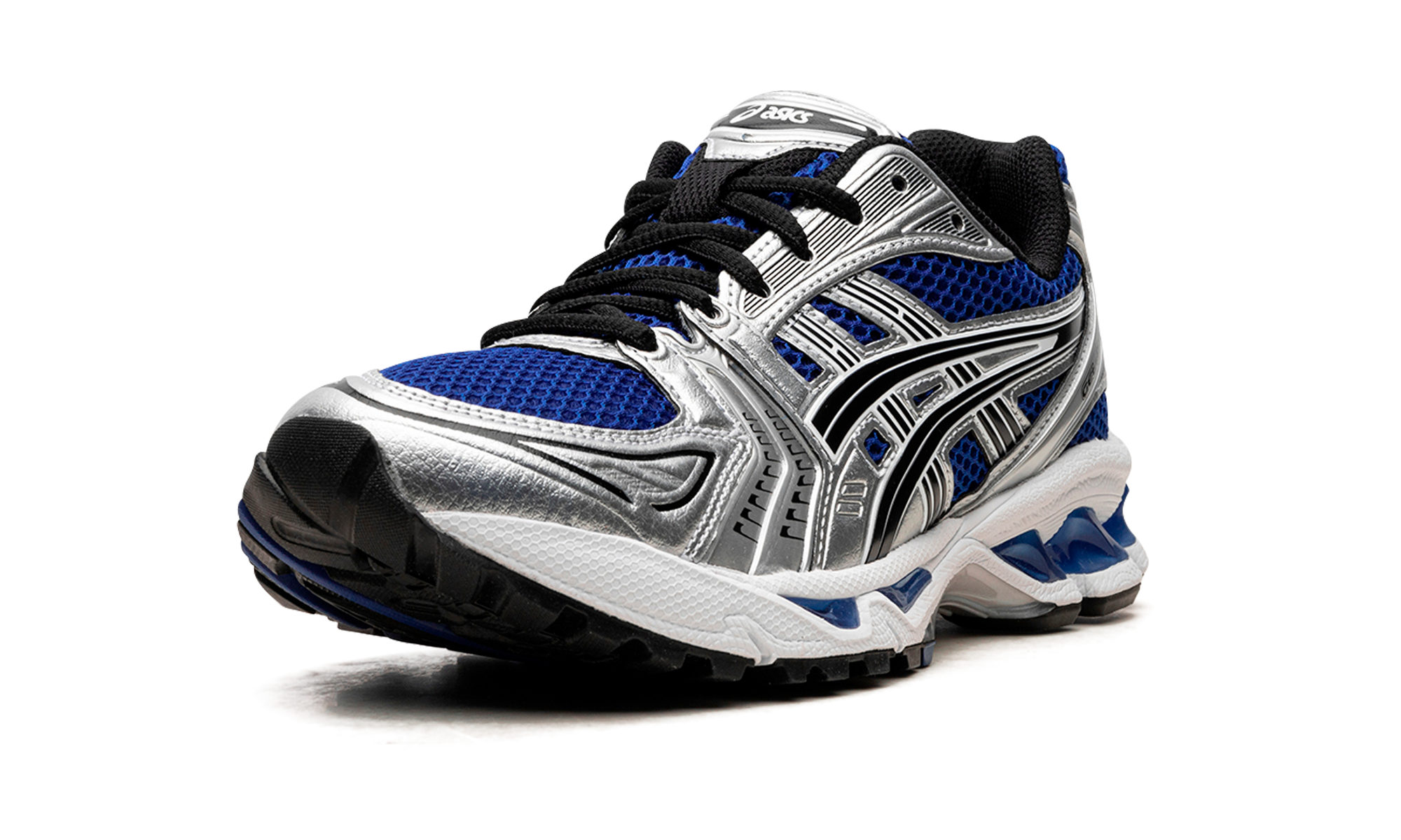 asics gel kayano 14 monaco blue+1201A019-401+left diagnol single view