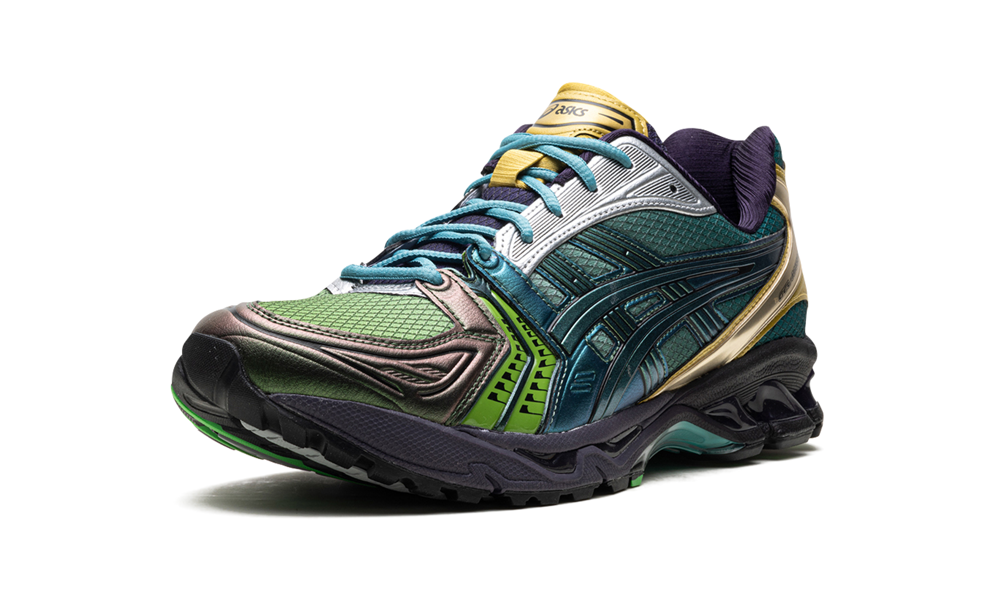 asics gel kayano 14 p andrade gradation green+1203A639-300+left diagnol single view