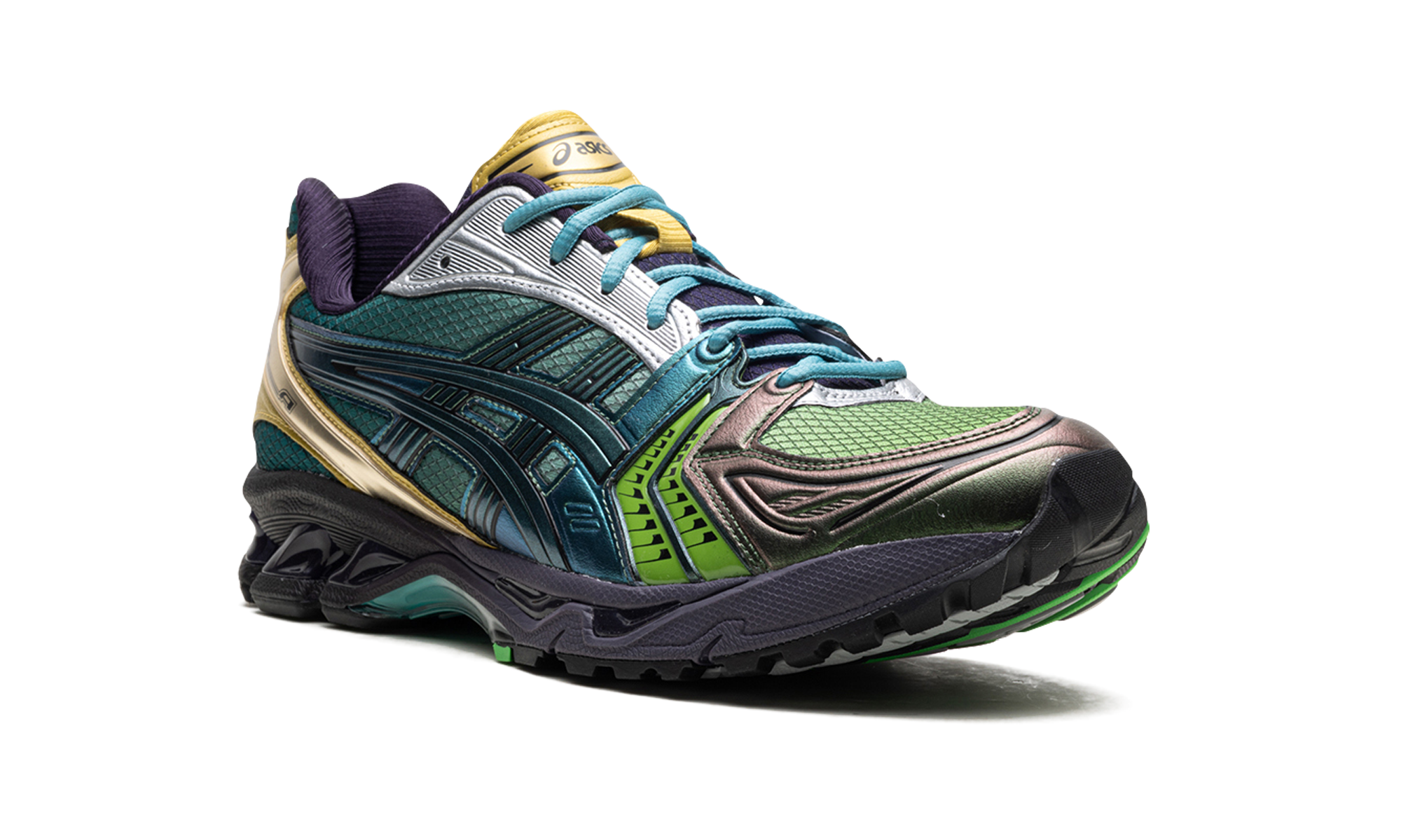 asics gel kayano 14 p andrade gradation green+1203A639-300+diagnol right view