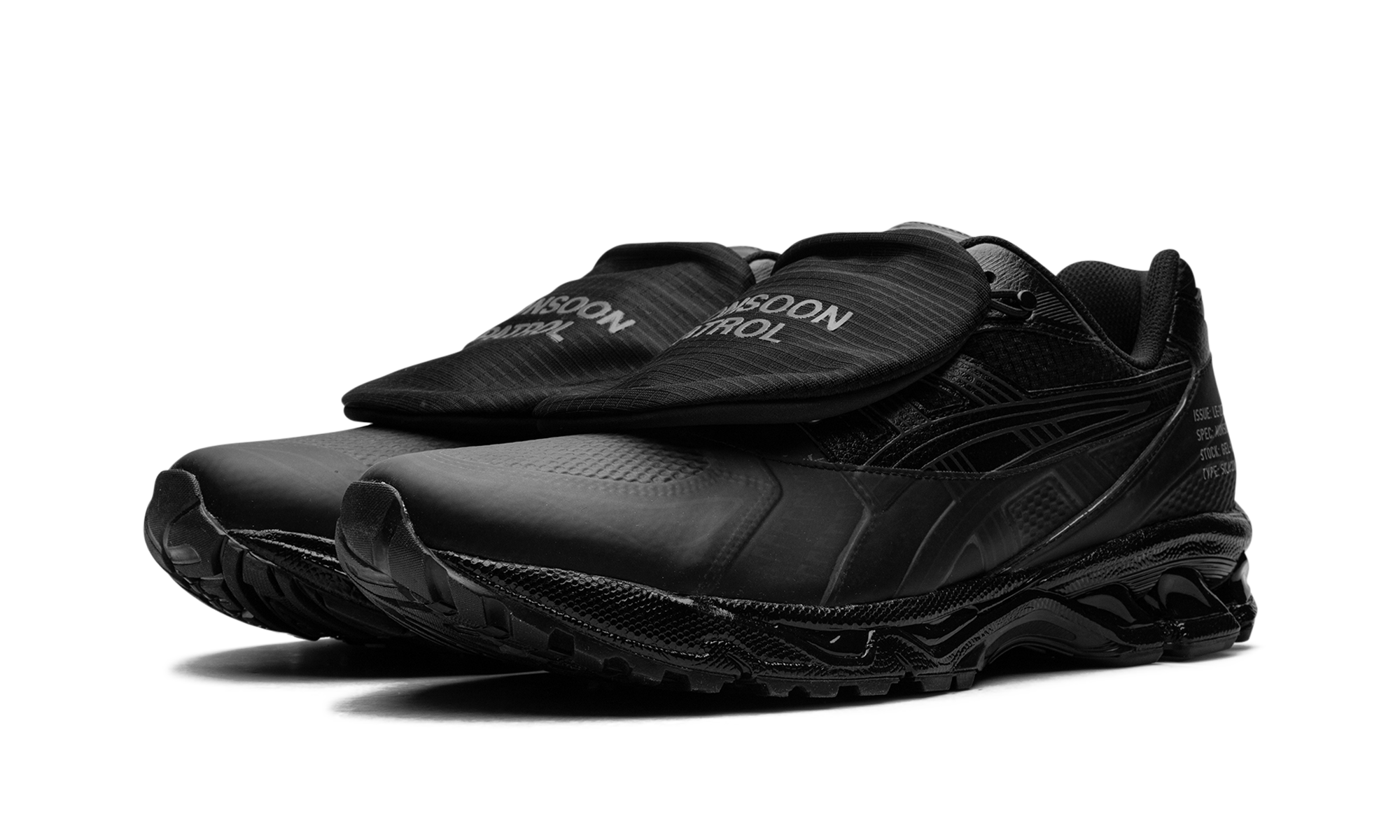 asics gel kayano 14 sbtg x limited edt monsoon patrol black+1201A975-001+diagnol left view