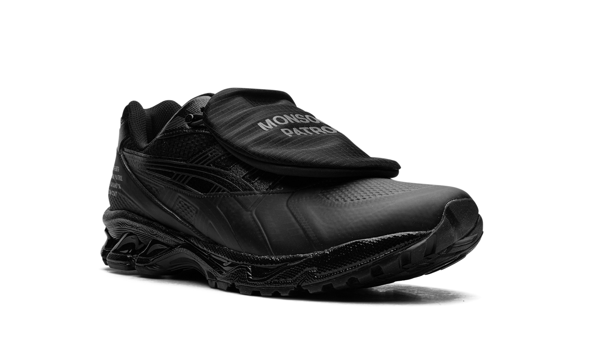 asics gel kayano 14 sbtg x limited edt monsoon patrol black+1201A975-001+diagnol right view