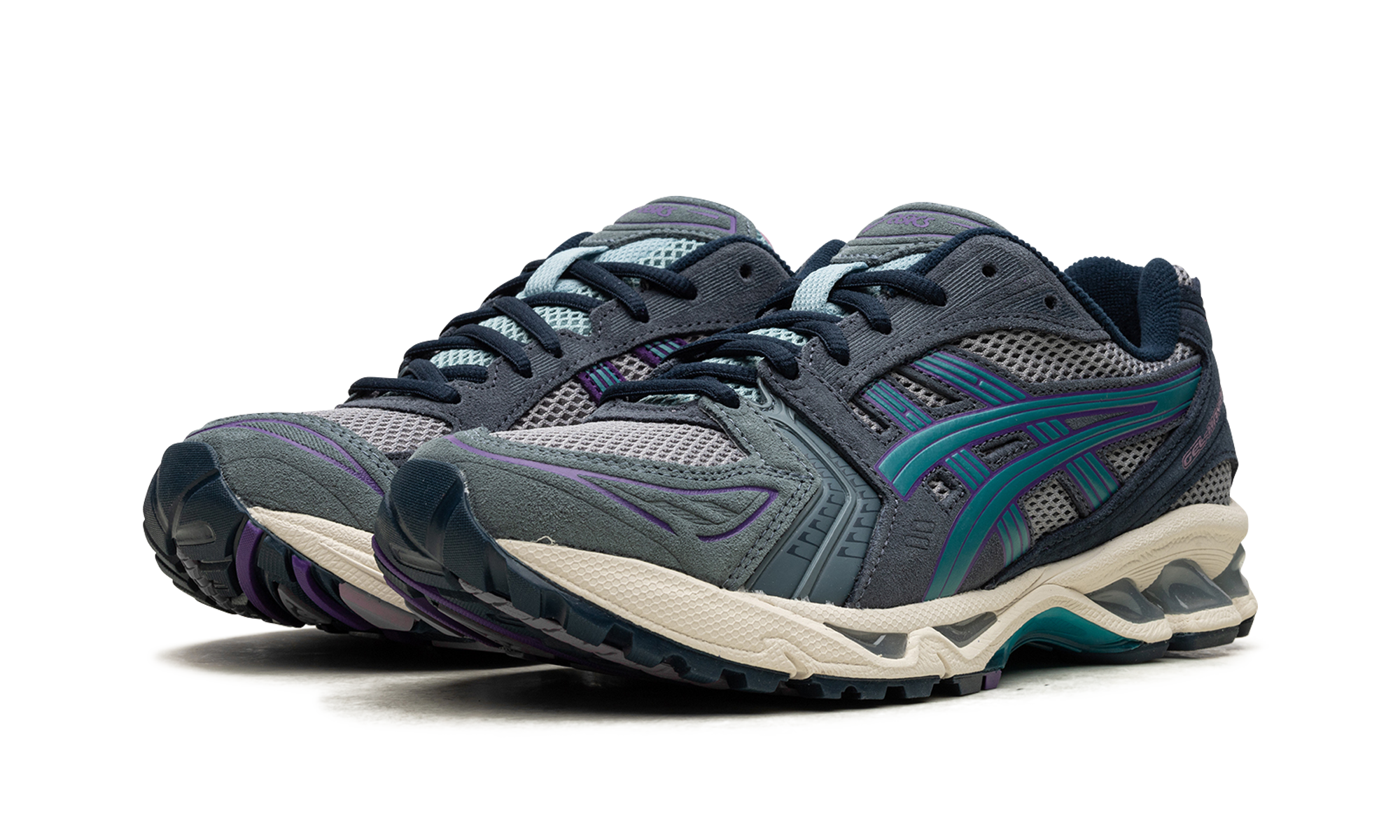 asics gel kayano 14 sheet rock beryl green+1201A161-024+diagnol left view