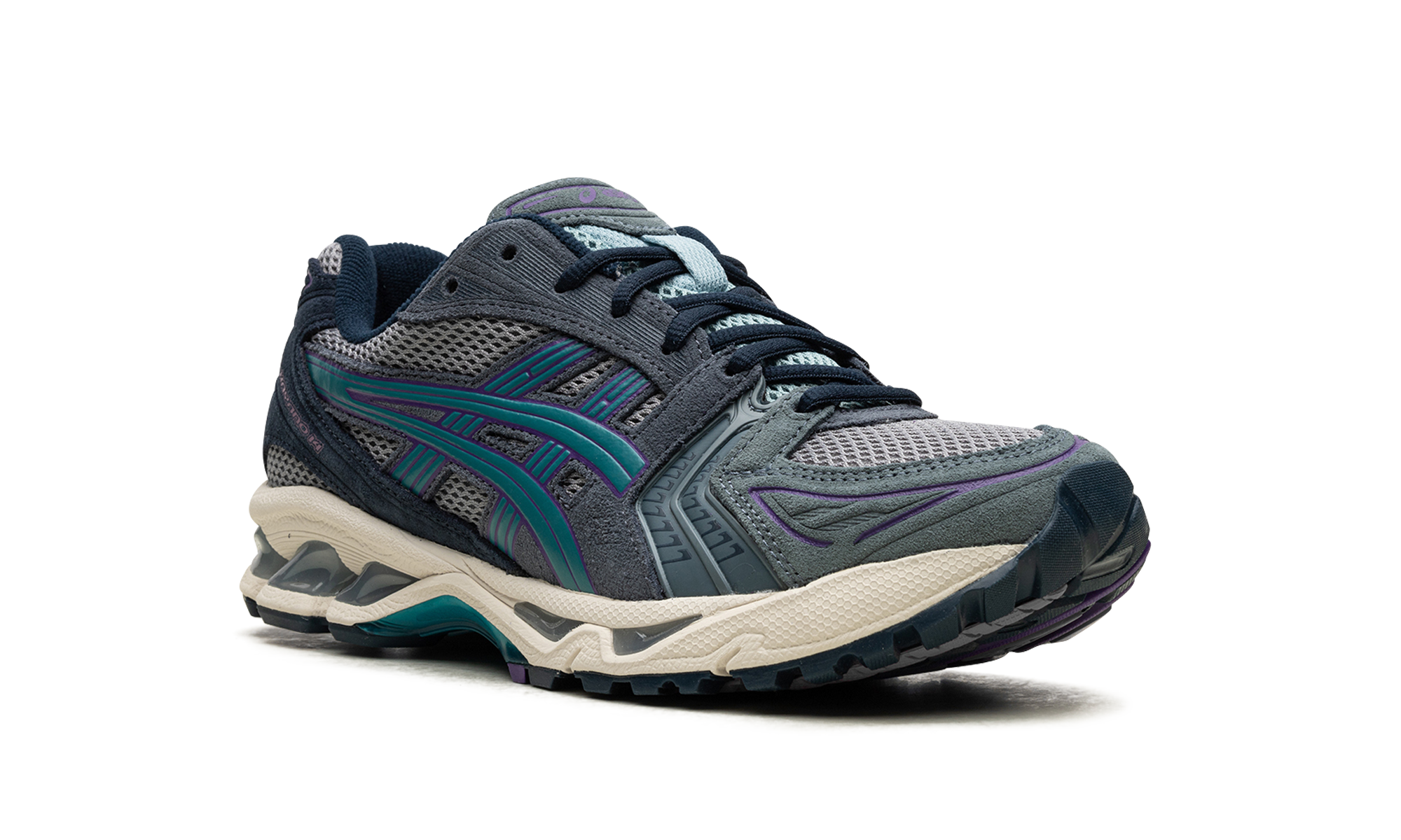 asics gel kayano 14 sheet rock beryl green+1201A161-024+diagnol right view