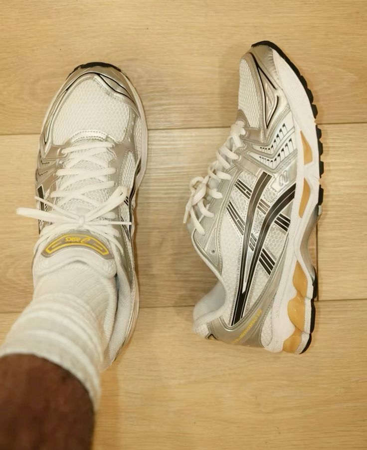 ASICS GEL-Kayano 14 Tai Chi Yellow, Lifestyle View 1, SKU 1203A537-101