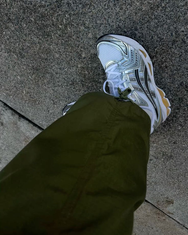 ASICS GEL-Kayano 14 Tai Chi Yellow, Lifestyle View 2, SKU 1203A537-101