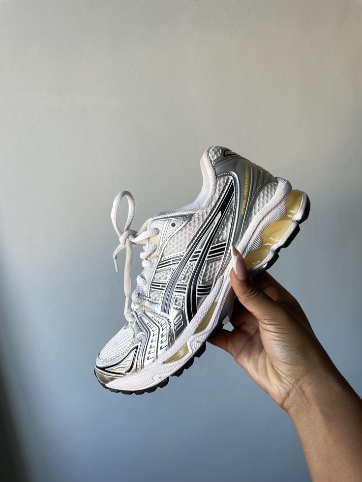 ASICS GEL-Kayano 14 Tai Chi Yellow, Lifestyle View 3, SKU 1203A537-101