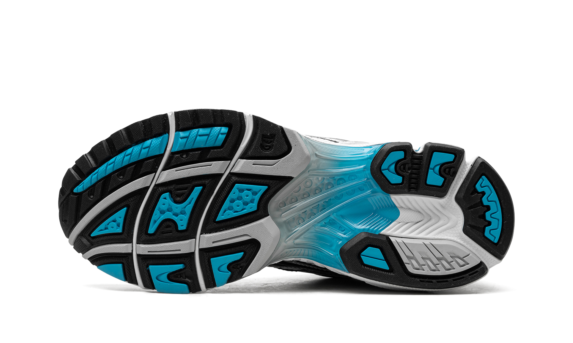 asics gel kayano 14 white aizuri blue women s+1202A056-108+bottom view