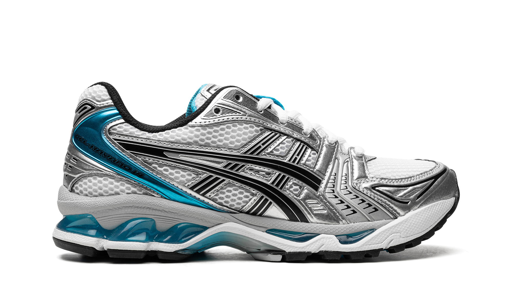 asics gel kayano 14 white aizuri blue women s+1202A056-108+right view