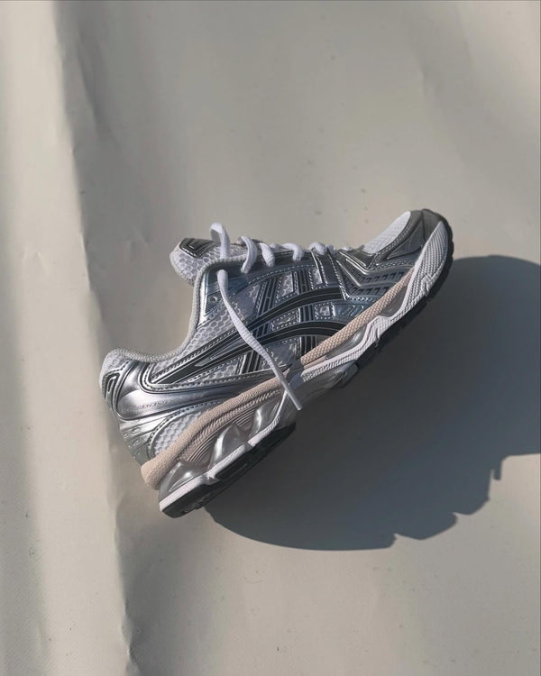 ASICS Gel-Kayano 14 White Graphite Grey, Lifestyle View 3, SKU 1203A537-110
