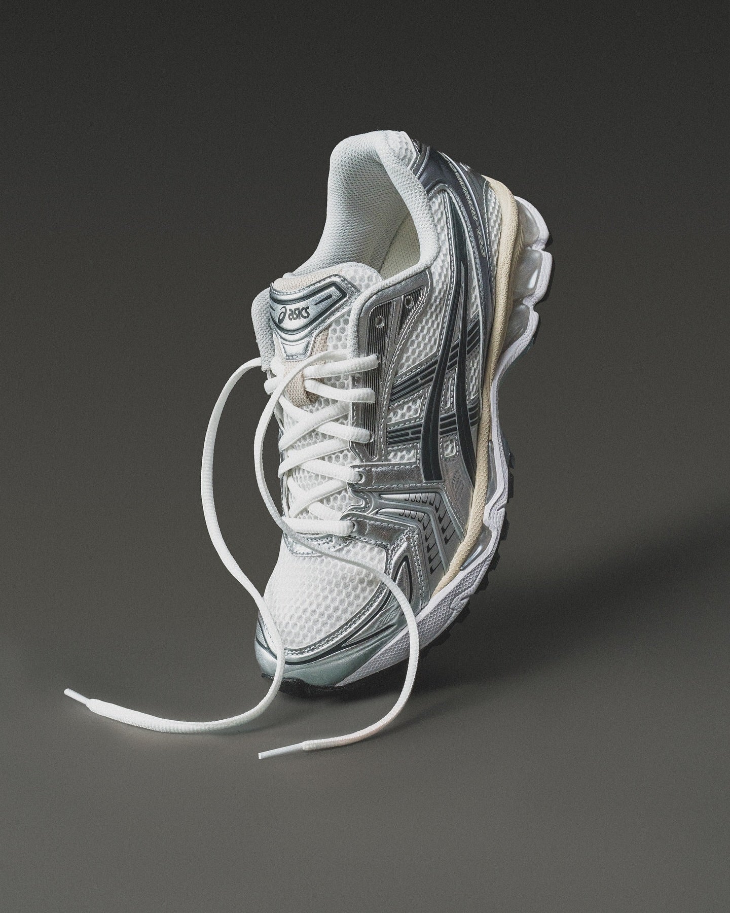 ASICS Gel-Kayano 14 White Graphite Grey, Lifestyle View 4, SKU 1203A537-110