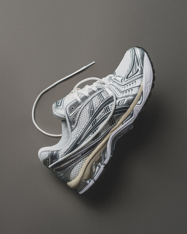ASICS Gel-Kayano 14 White Graphite Grey, Lifestyle View 6, SKU 1203A537-110