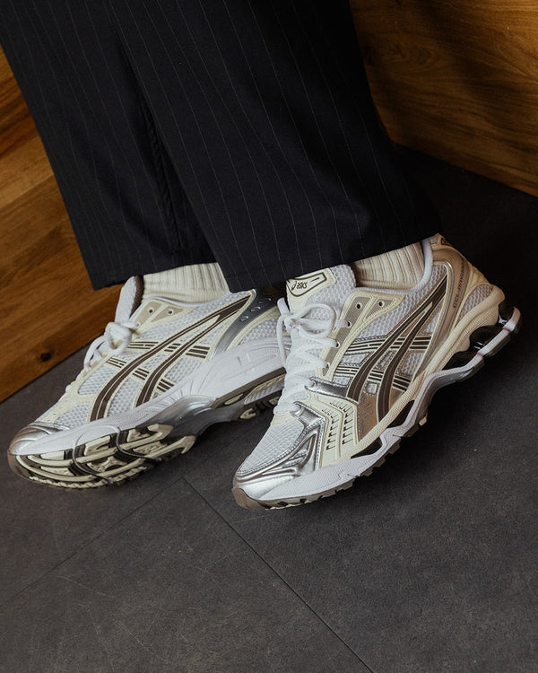 ASICS Gel-Kayano 14 White Ivory, Lifestyle View 4, SKU 1203A537-111