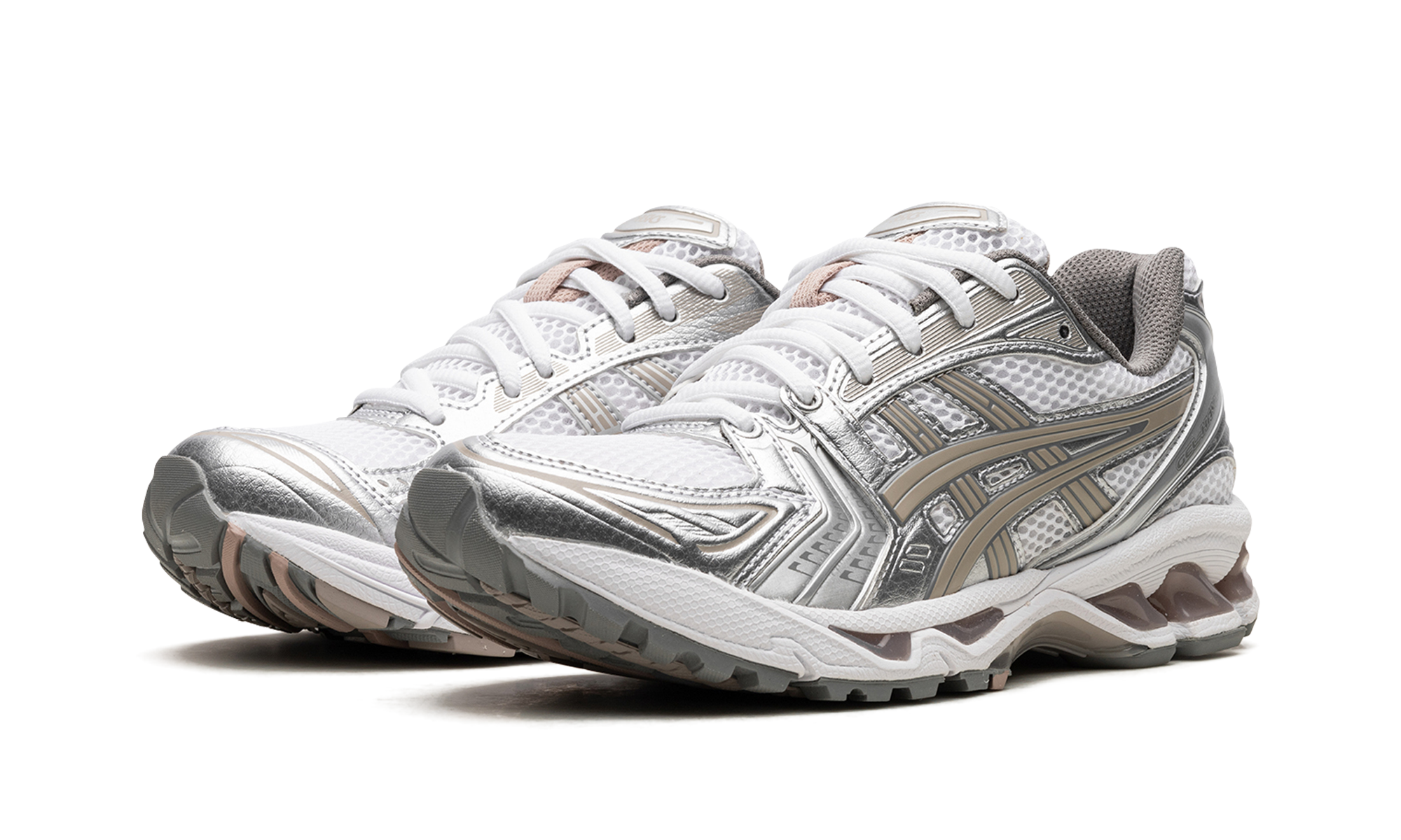 asics gel kayano 14 white moonrock women s+1202A056-106+diagnol left view