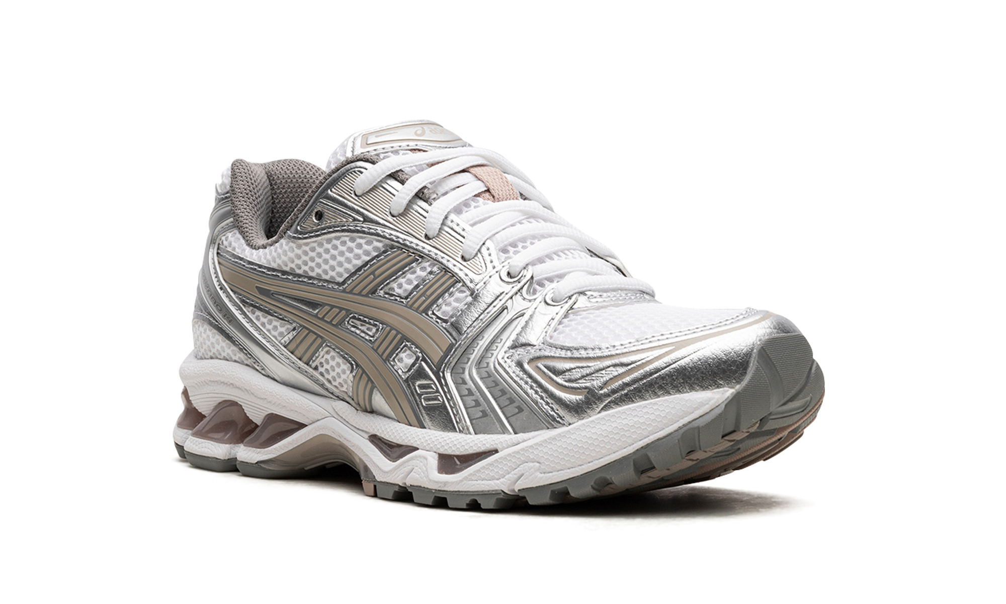asics gel kayano 14 white moonrock women s+1202A056-106+diagnol right view