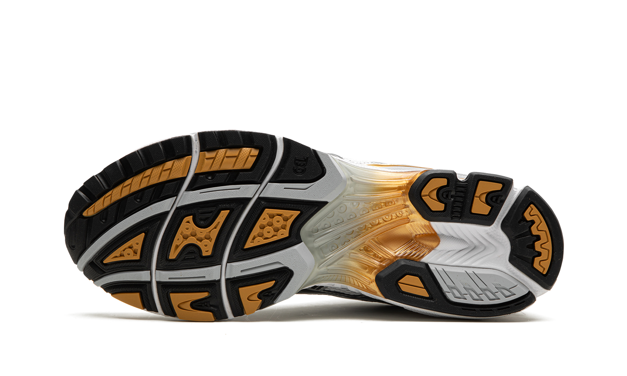 asics gel kayano 14 white pure gold+1201A019-102+bottom view