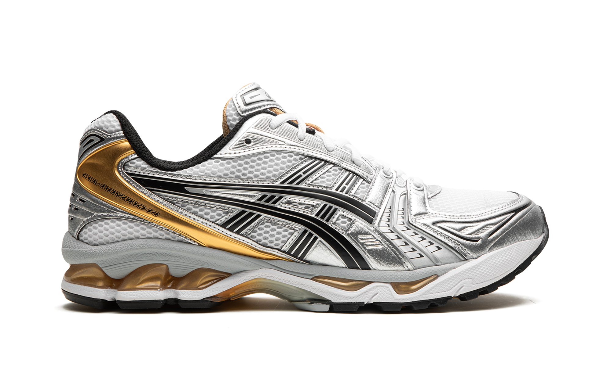 asics gel kayano 14 white pure gold+1201A019-102+right view