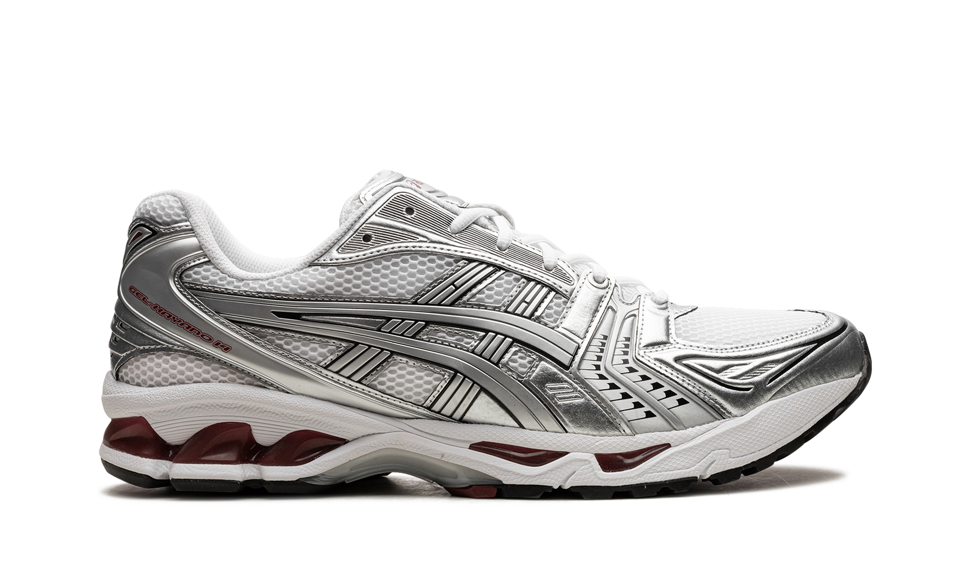 asics gel kayano 14 white pure silver+1201A019-104+right view