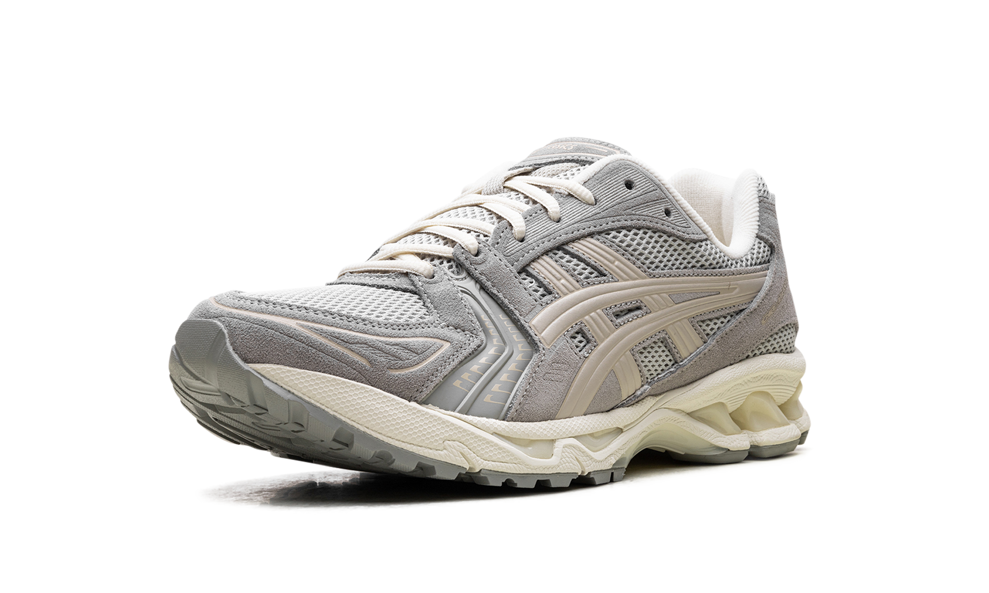 asics gel kayano 14 white sage smoke grey+1201A161-028+left diagnol single view