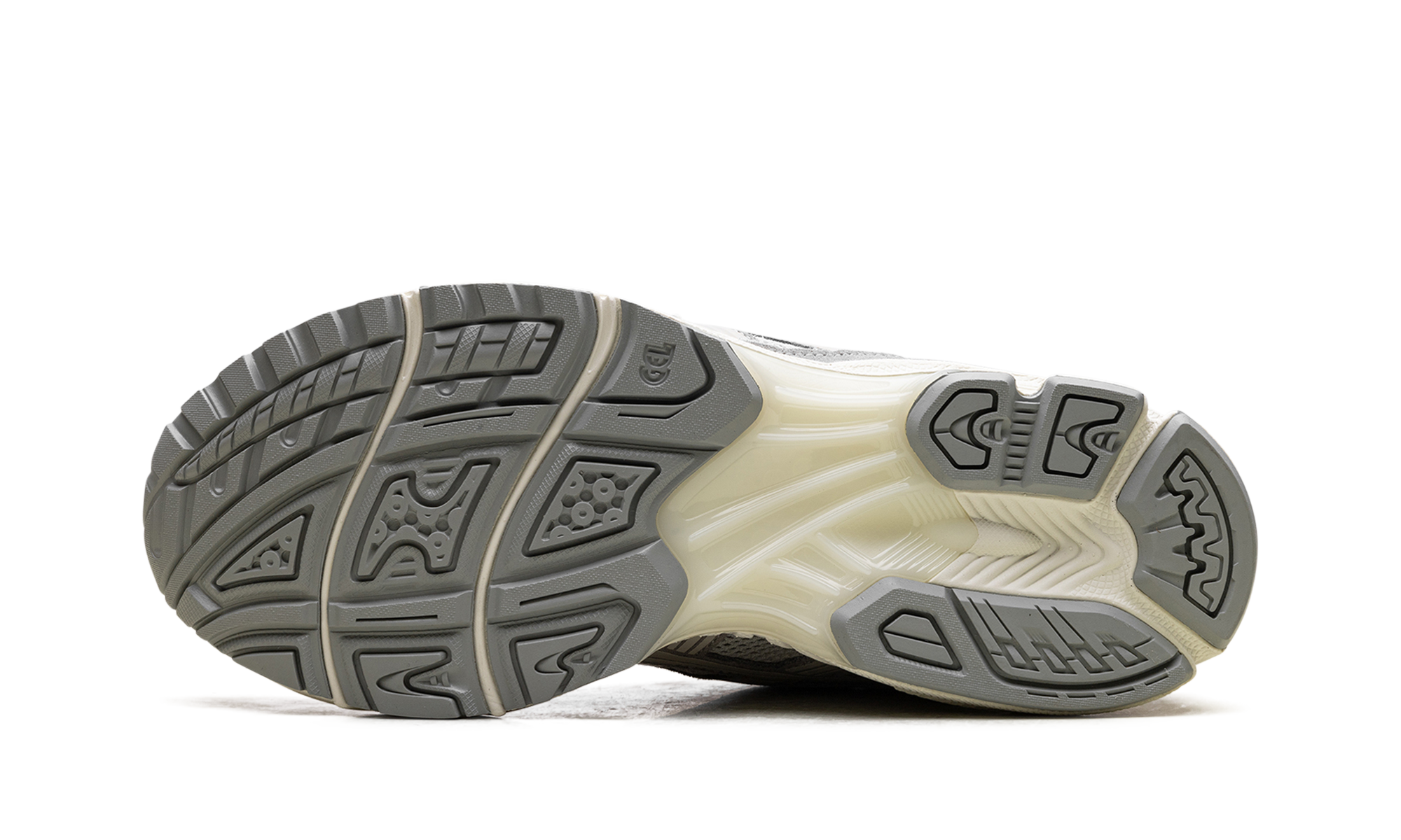 asics gel kayano 14 white sage smoke grey+1201A161-028+bottom view