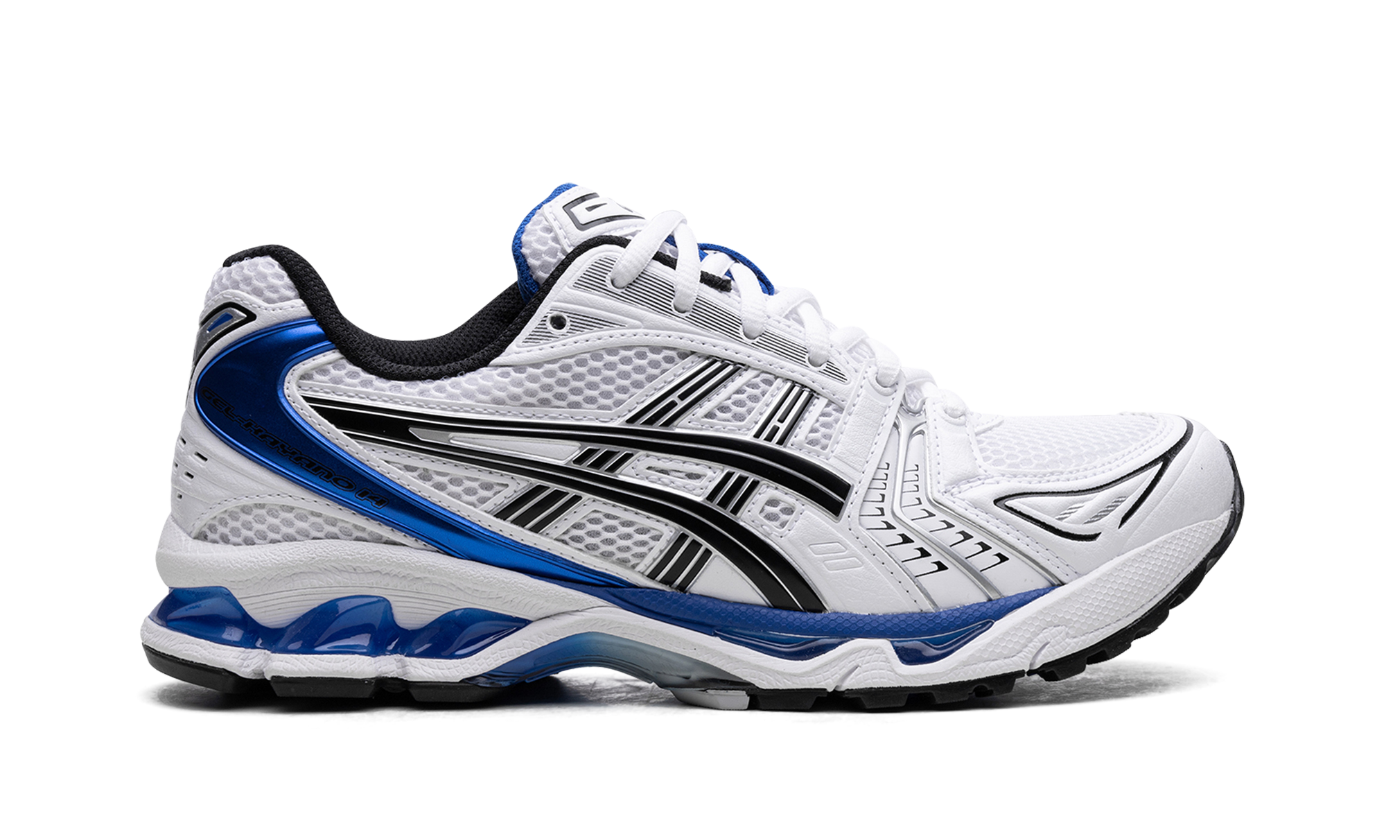 asics gel kayano 14 white tuna blue+1201A019-101+right view