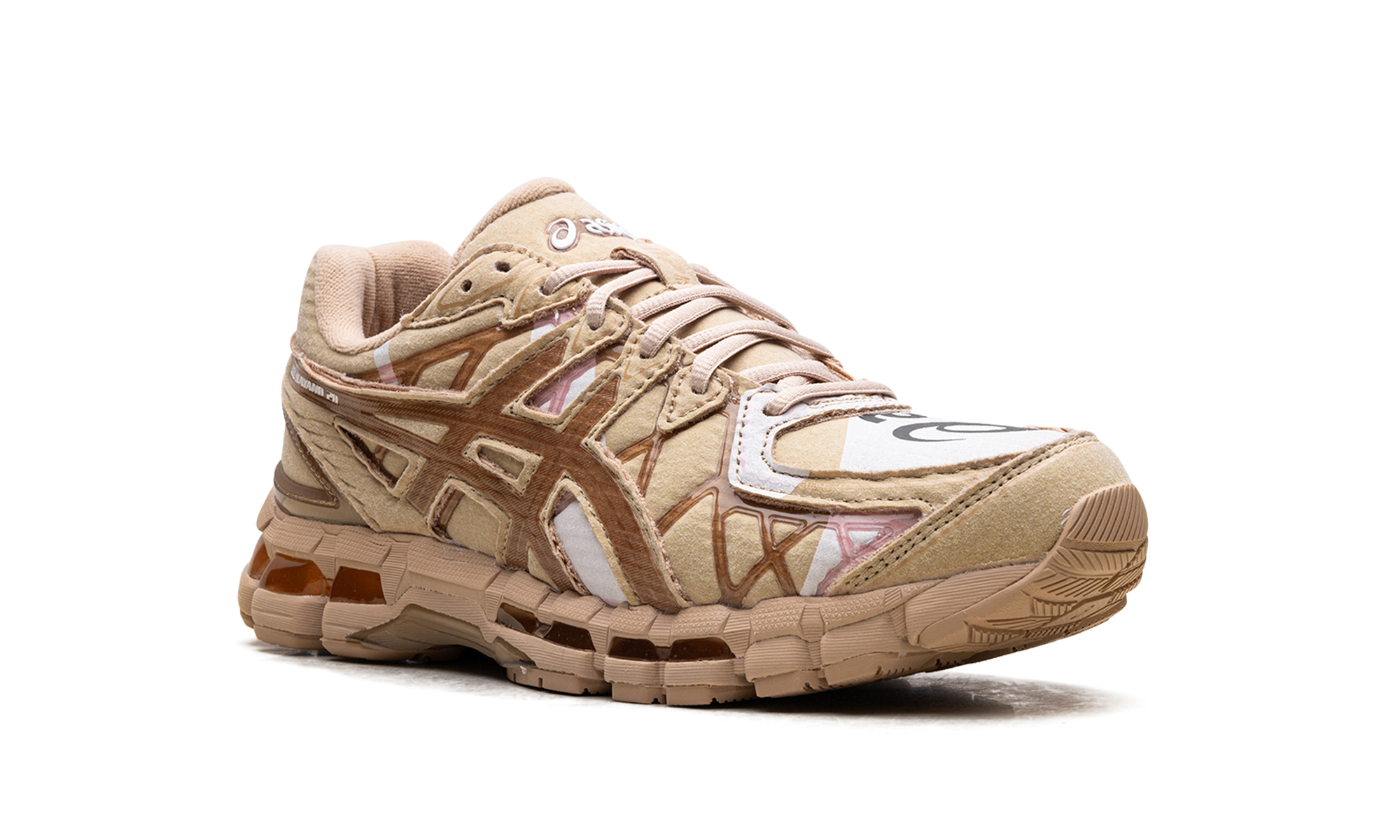 asics gel kayano 20 doublet cardboard+1203A519-200+diagnol right view