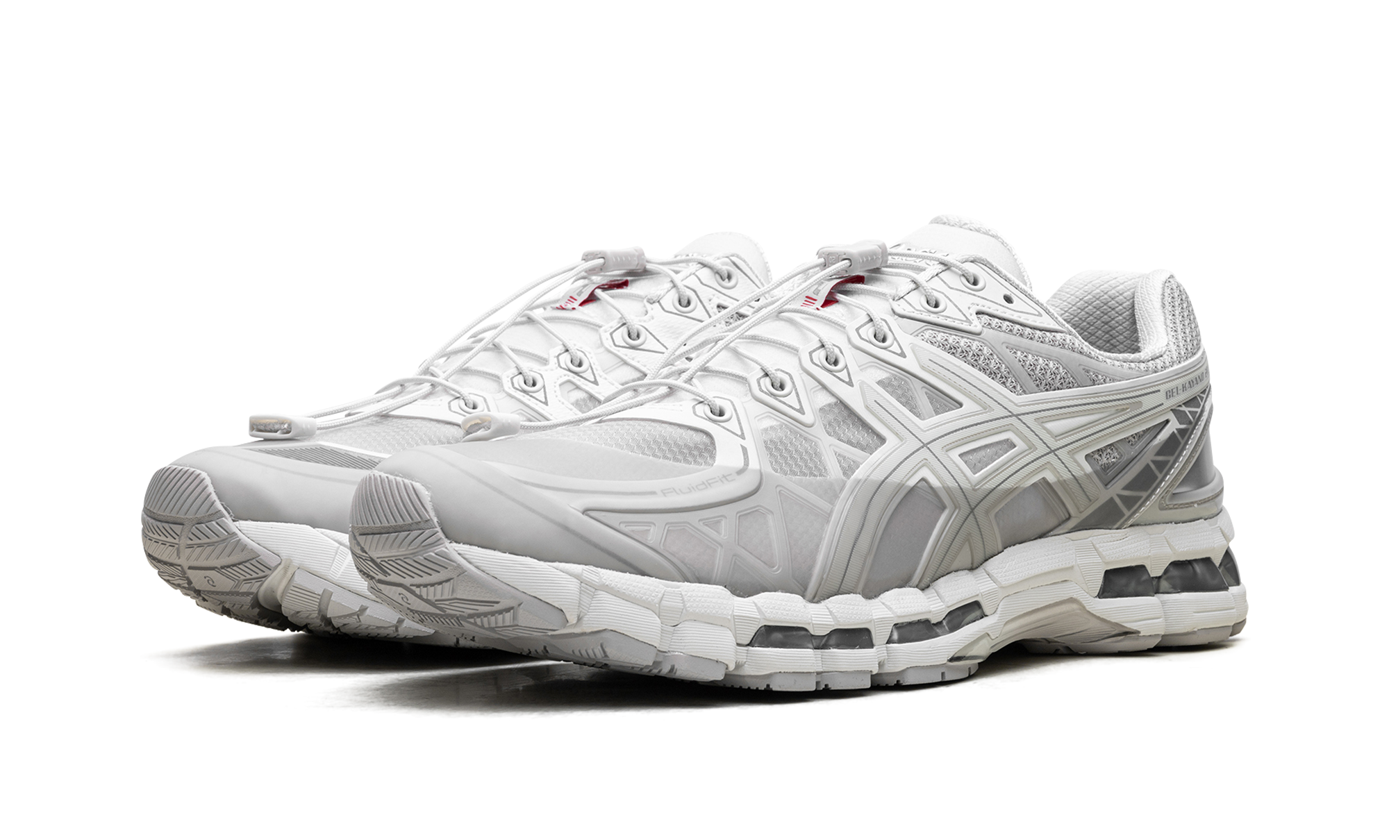 asics gel kayano 20 unaffected cream lake grey+1203A529-100+diagnol left view