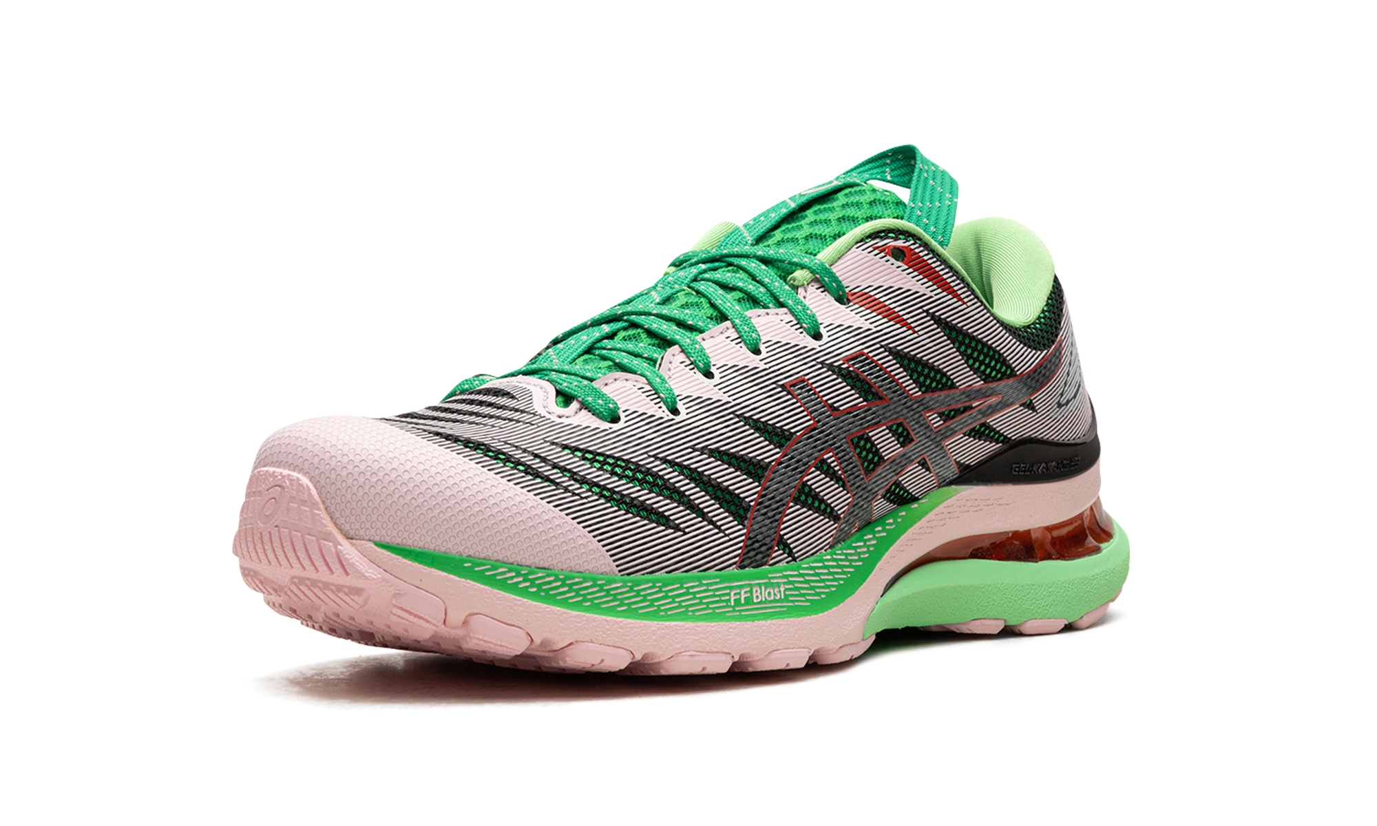 asics gel kayano 28 sweet dreams green eyes women s+1202A261-700+left diagnol single view