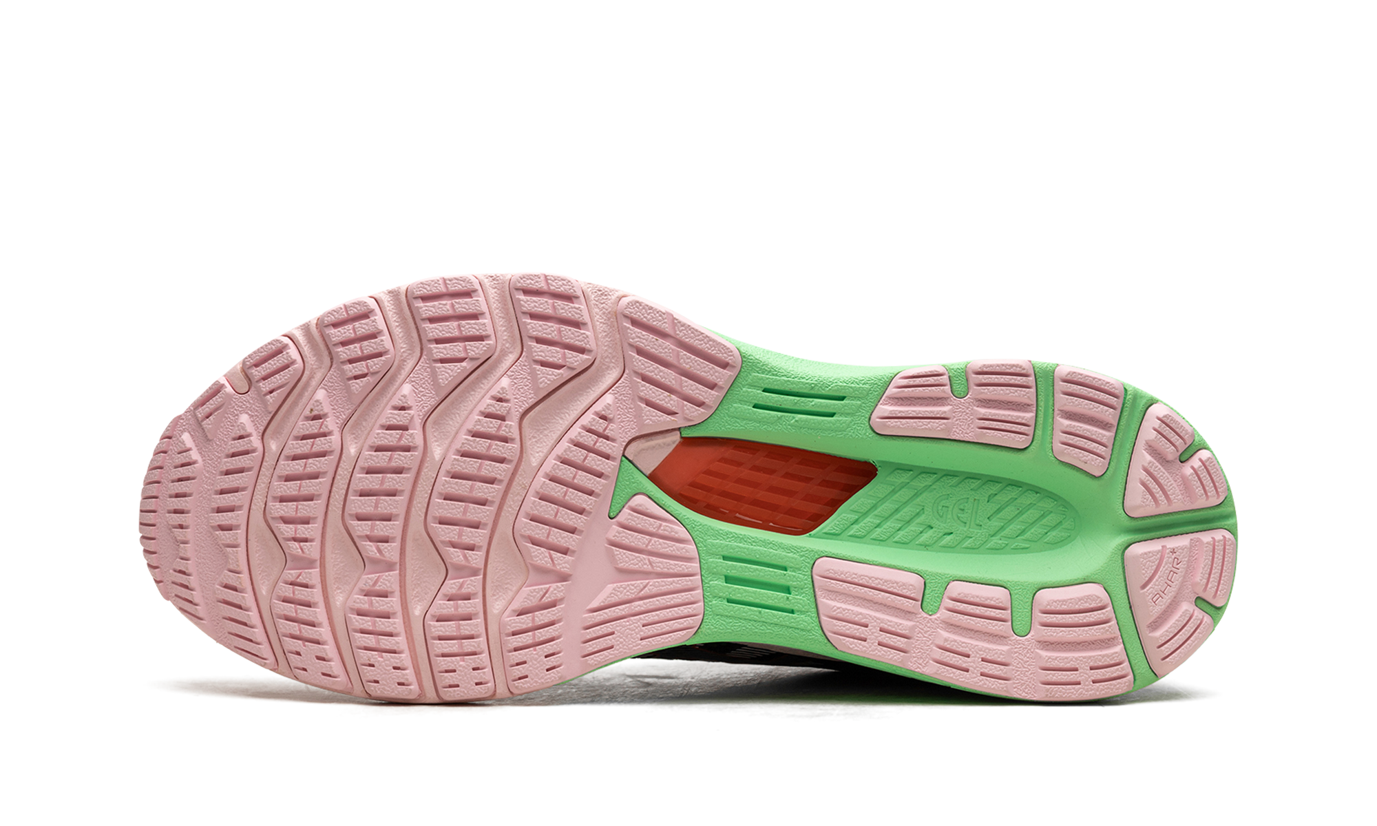 asics gel kayano 28 sweet dreams green eyes women s+1202A261-700+bottom view