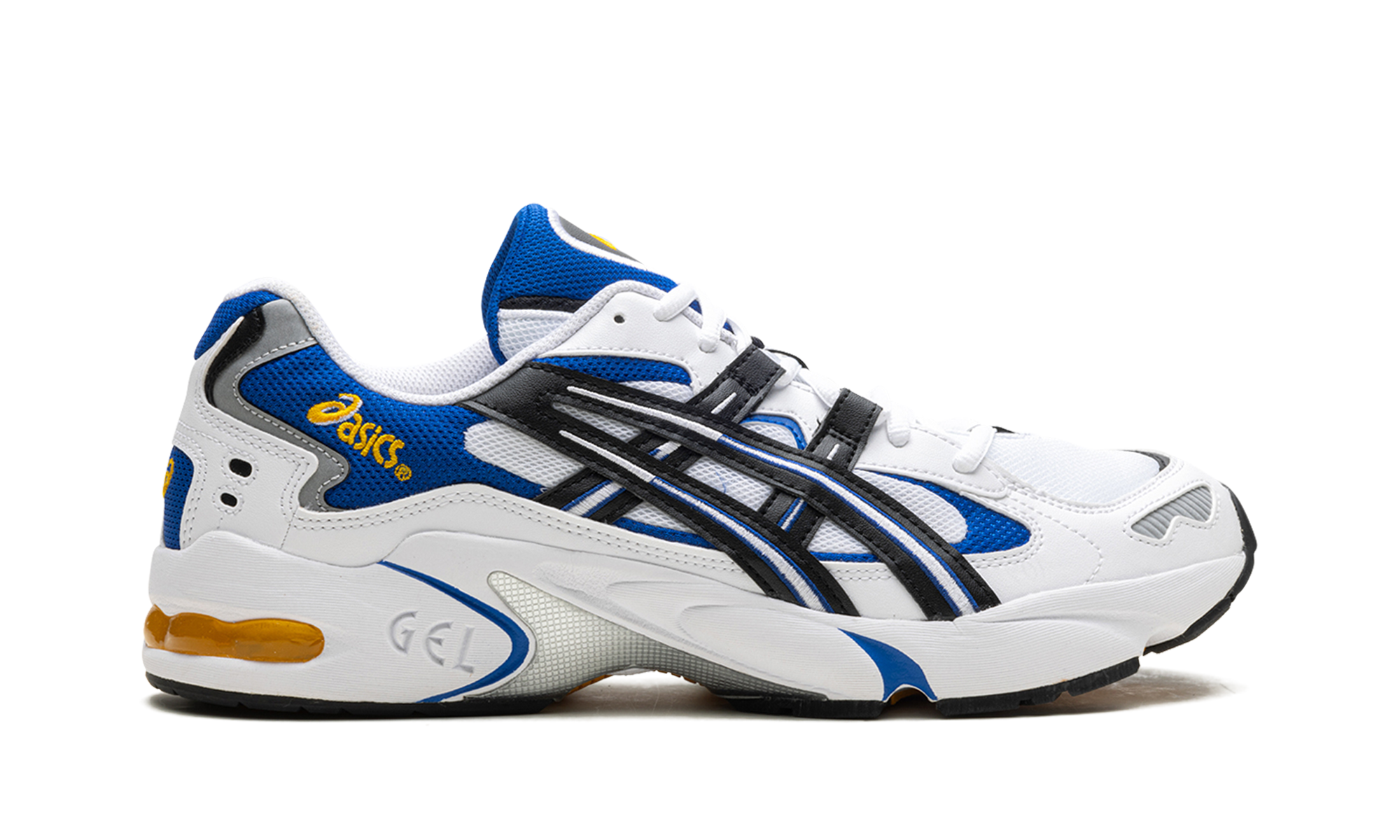 asics gel kayano 5 og kith exclusive white black+1201B042-101+bottom view