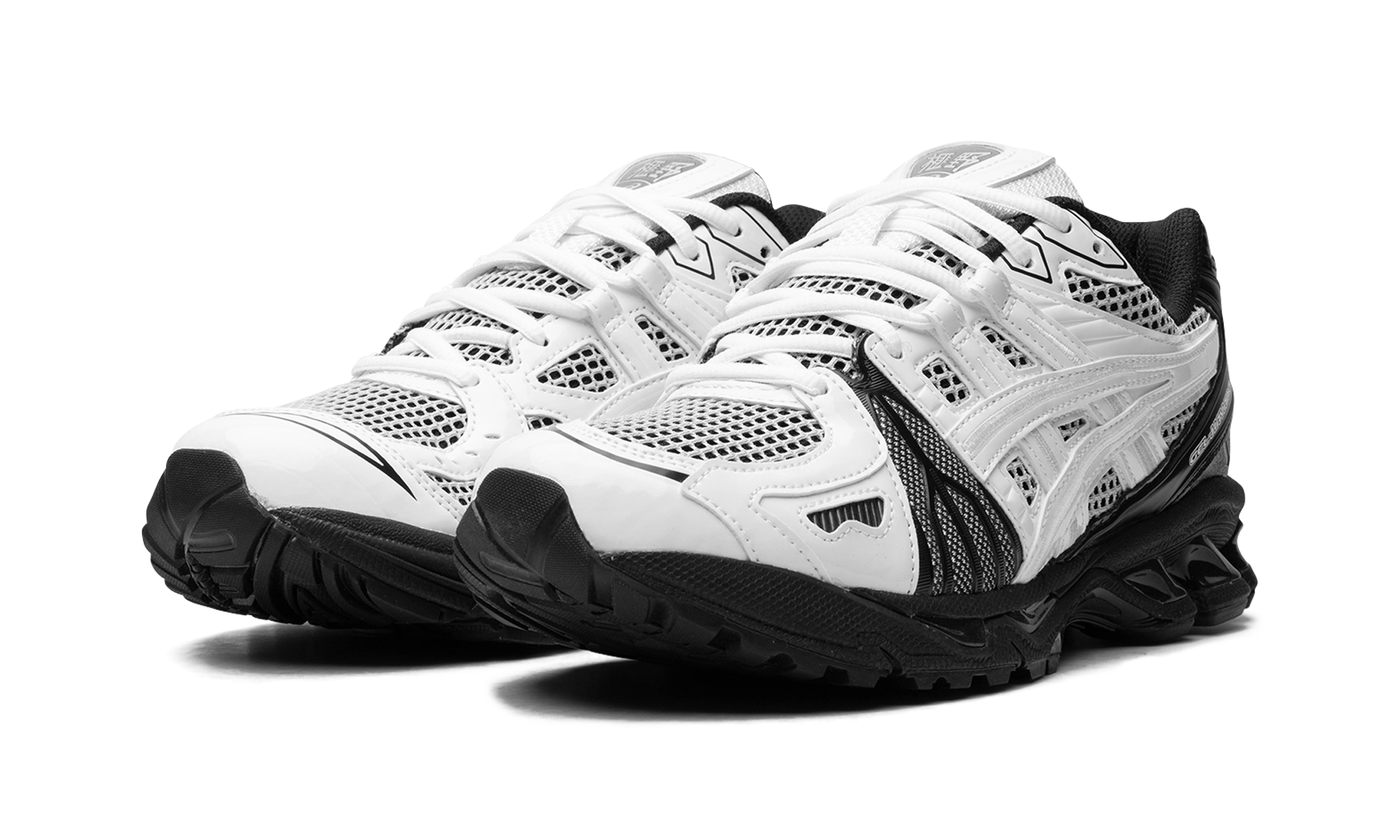 asics gel kayano legacy gmbh white black+1203A350-100+diagnol left view